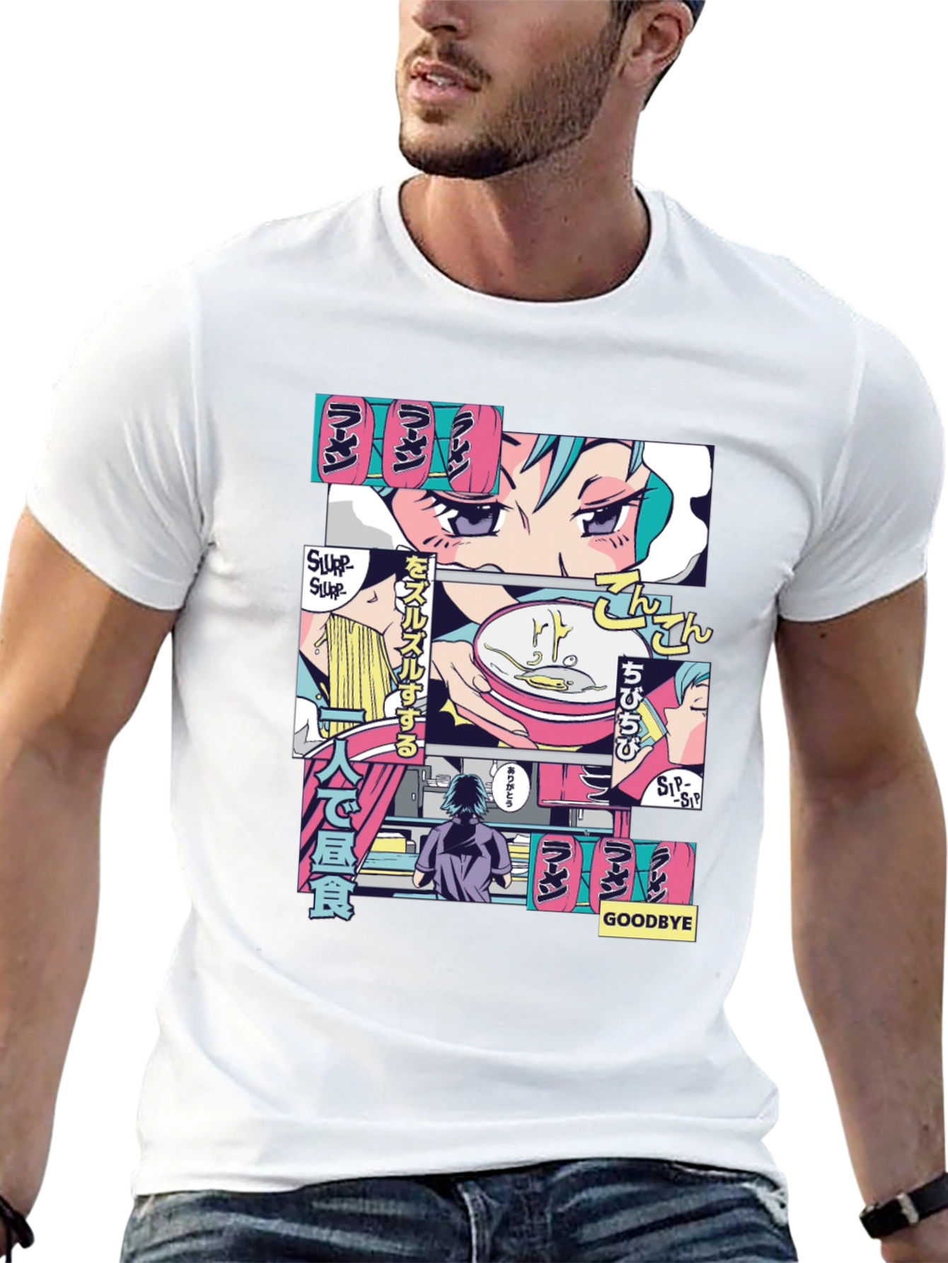 Anime Ramen T-Shirt - Slurp It Up!