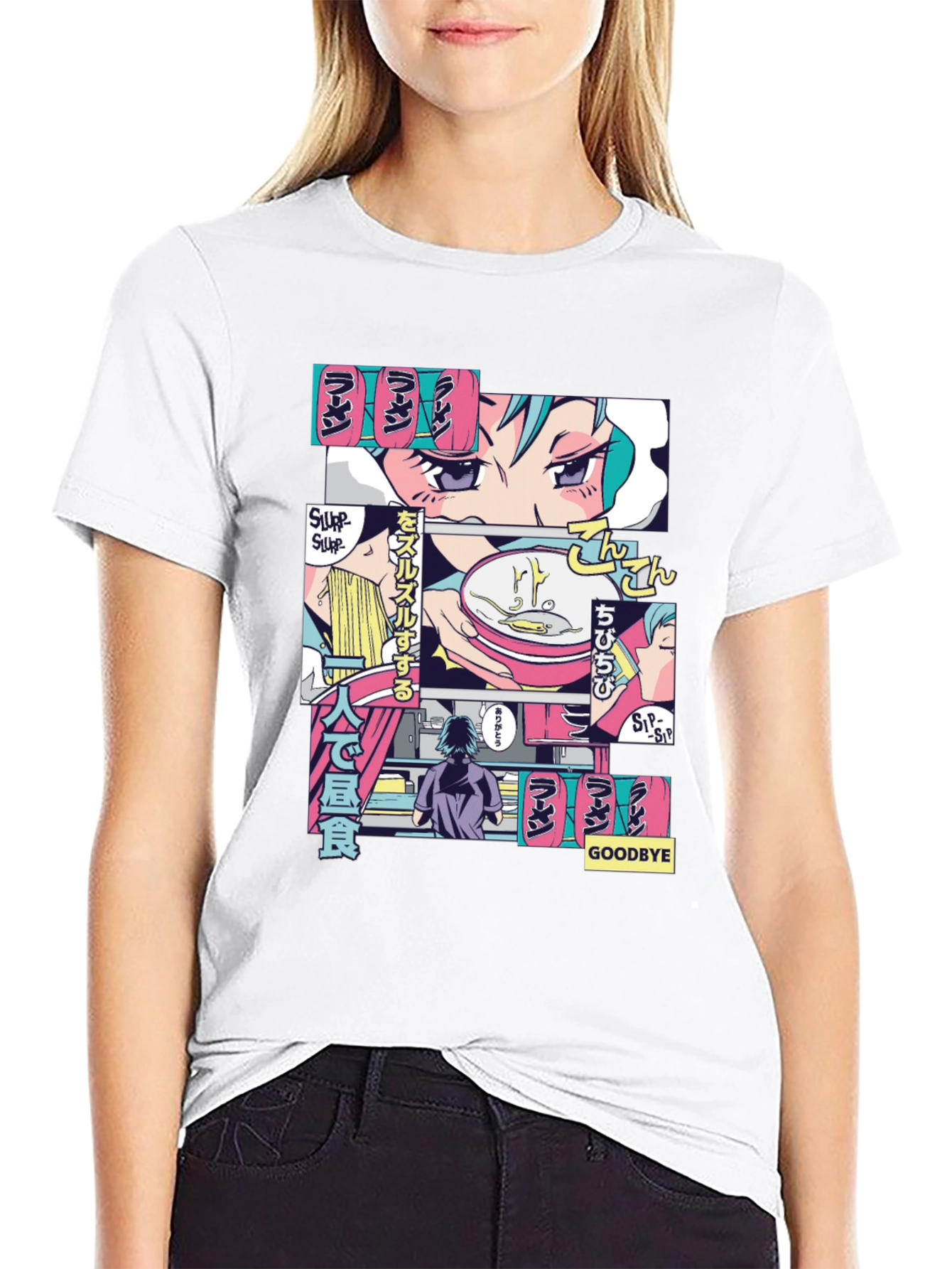 Anime Ramen T-Shirt - Slurp It Up!