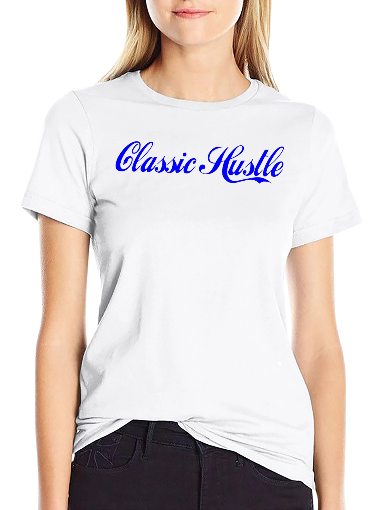 Classic Hustle Black Graphic Tee
