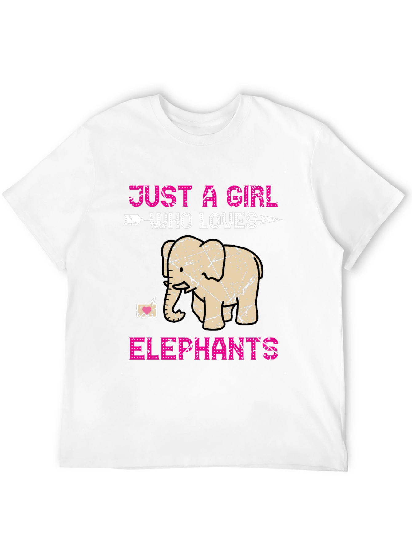 Just A Girl Who Loves Elephants T-Shirt