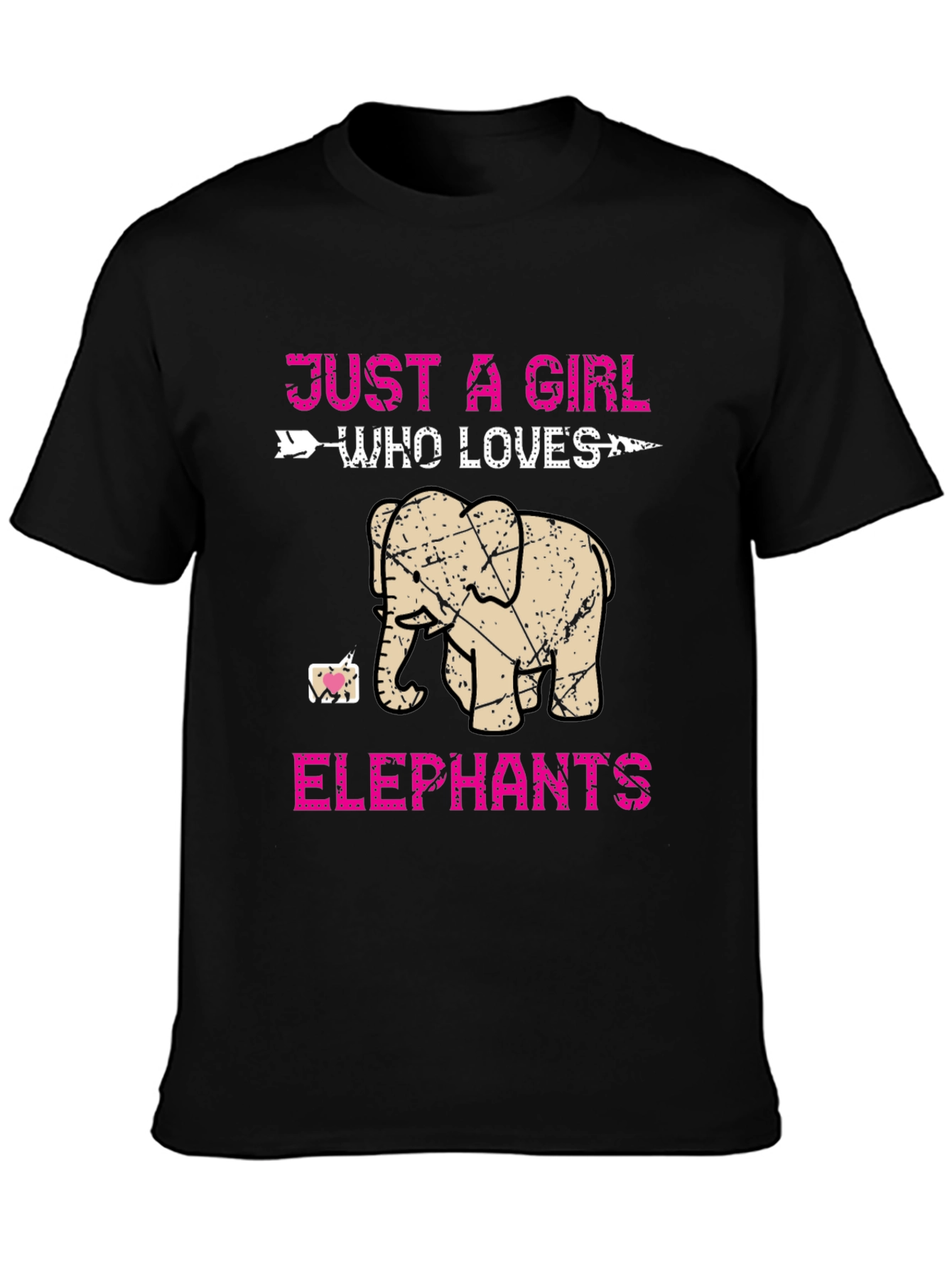 Just A Girl Who Loves Elephants T-Shirt