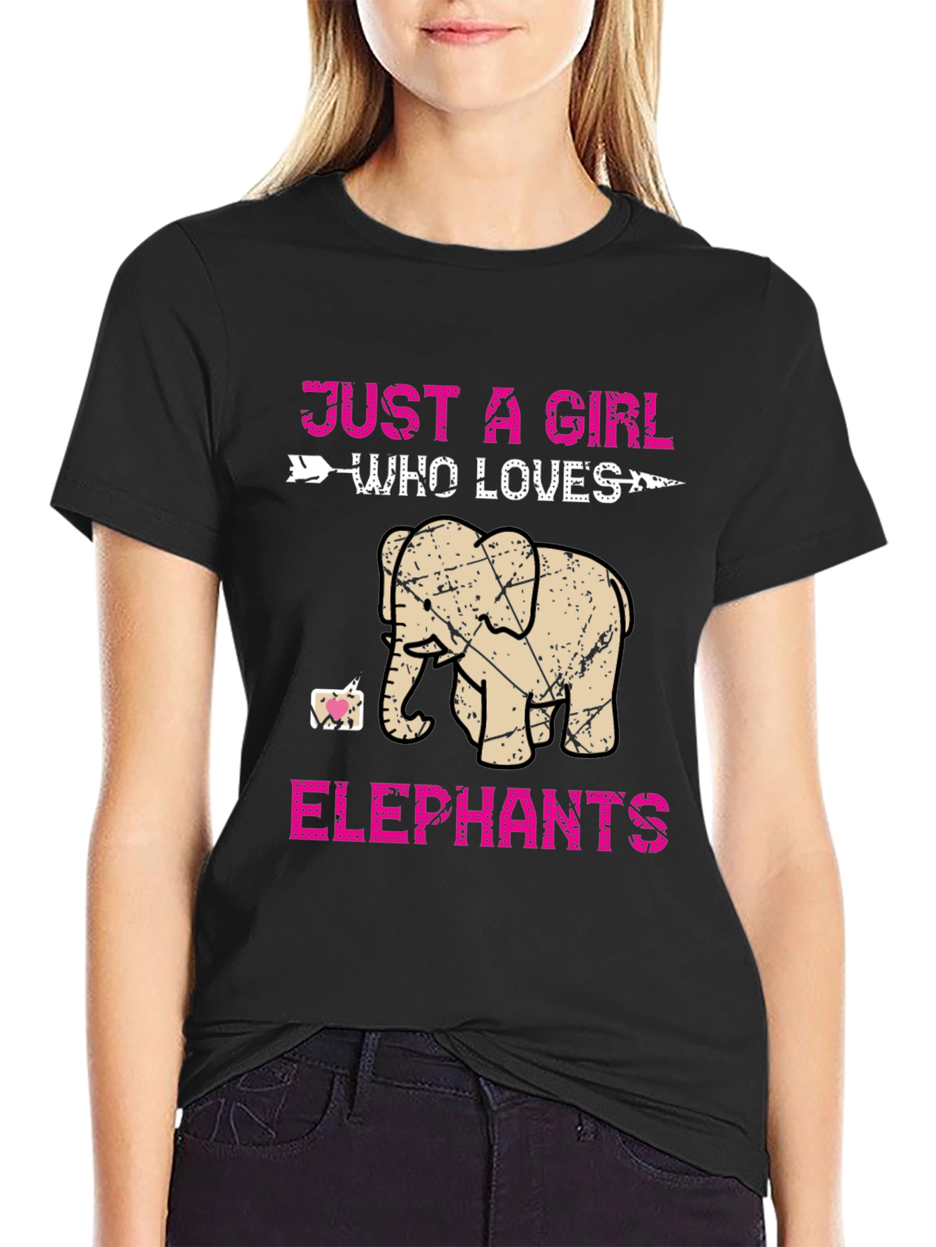 Just A Girl Who Loves Elephants T-Shirt