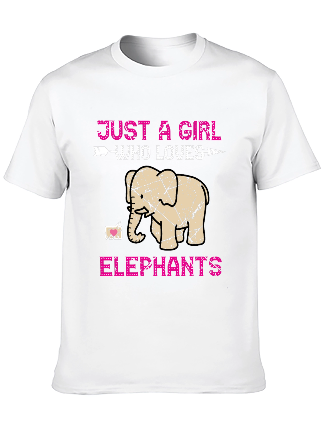 Just A Girl Who Loves Elephants T-Shirt