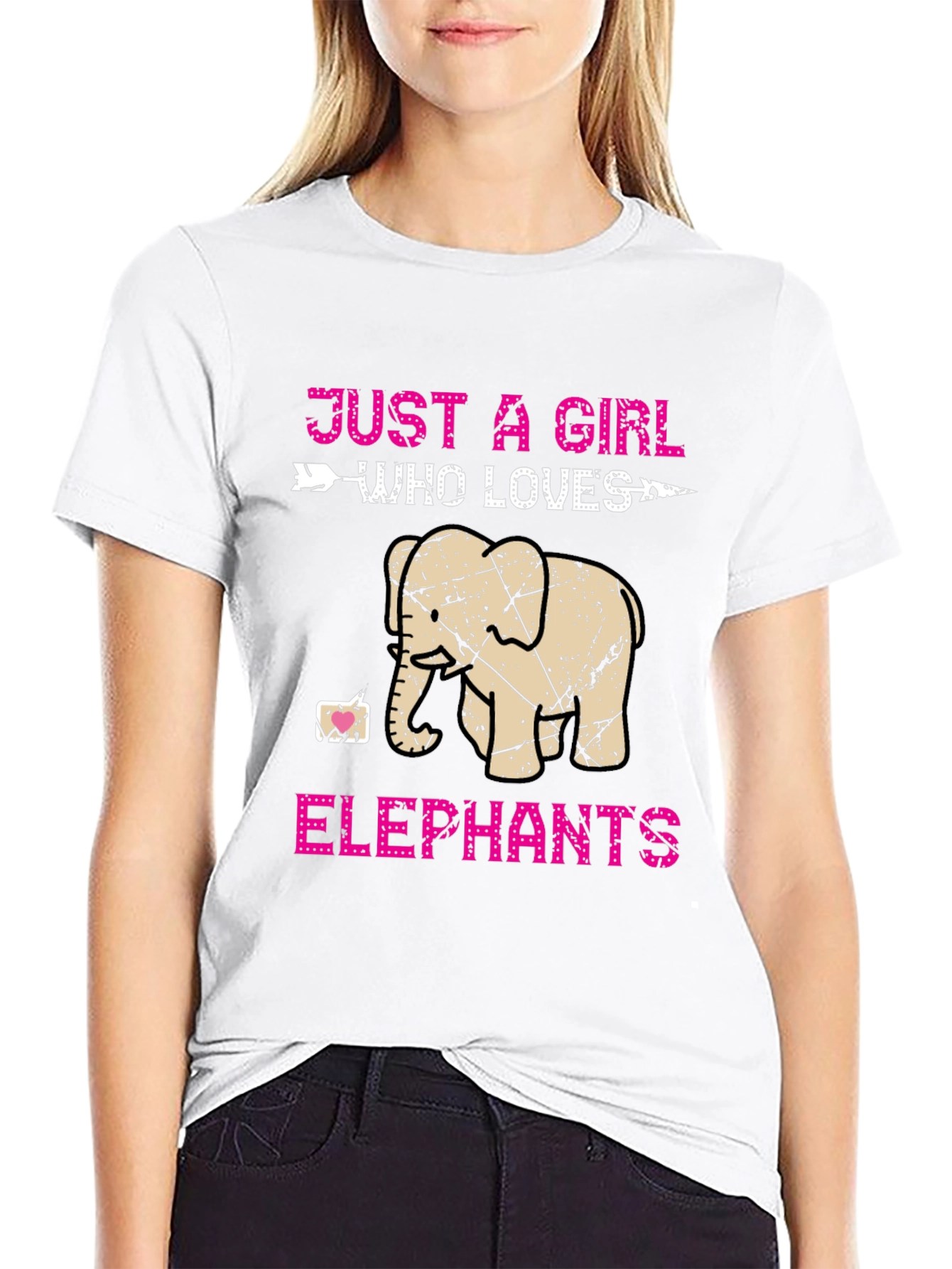 Just A Girl Who Loves Elephants T-Shirt