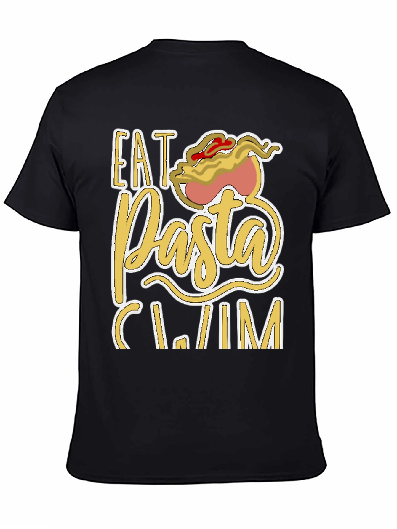 Eat Pasta Swim T-Shirt Funny Foodie Tee