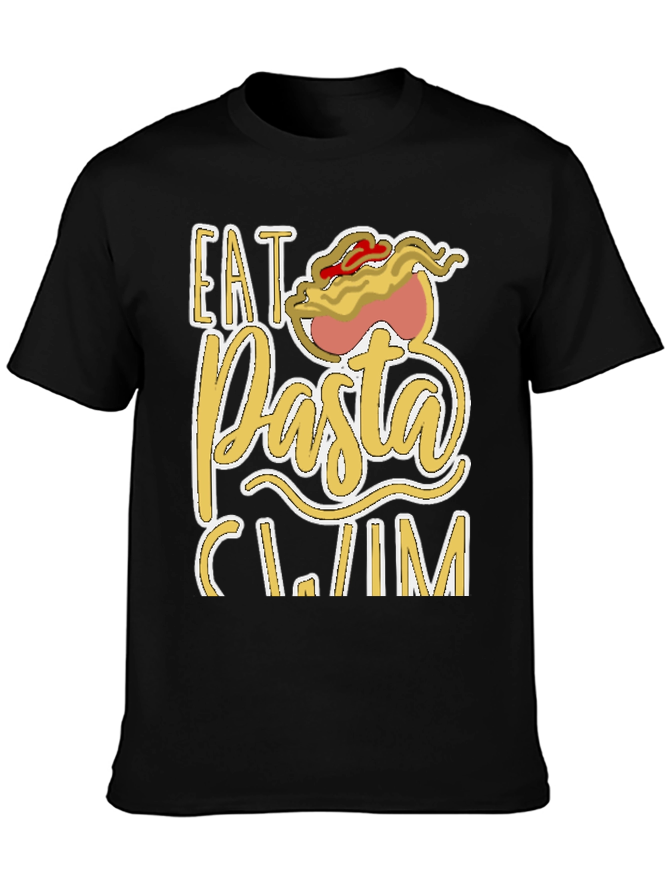 Eat Pasta Swim T-Shirt Funny Foodie Tee