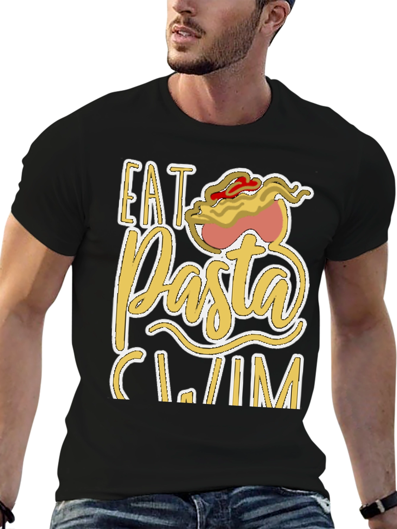 Eat Pasta Swim T-Shirt Funny Foodie Tee
