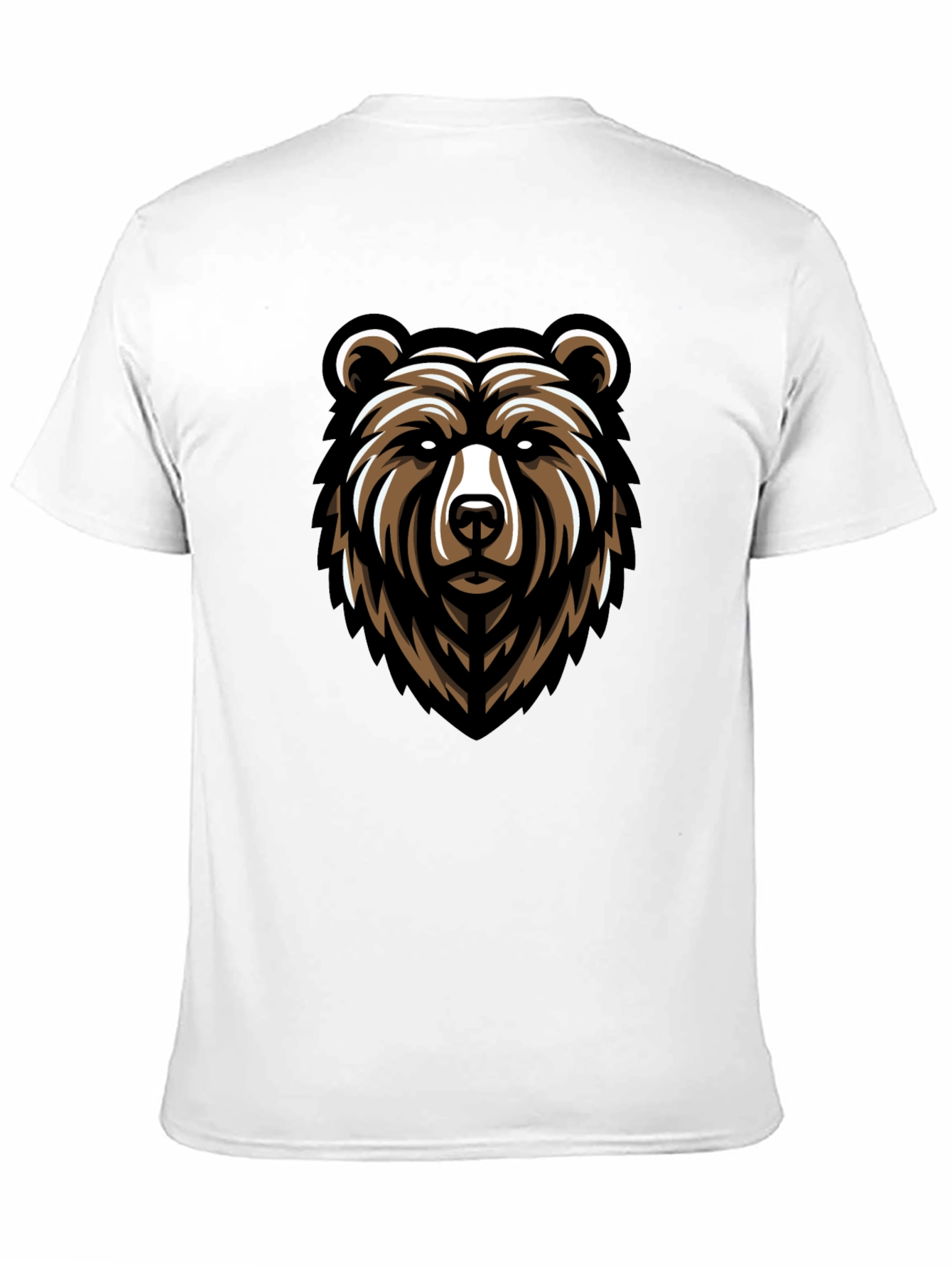 Bear Graphic Black T-Shirt - Mens Fashion Tee