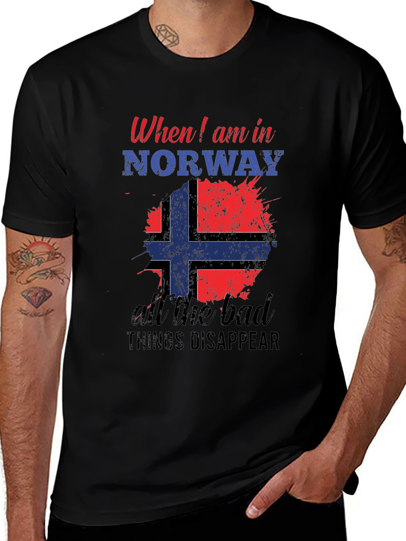 Norway T-Shirt: Bad Things Disappear