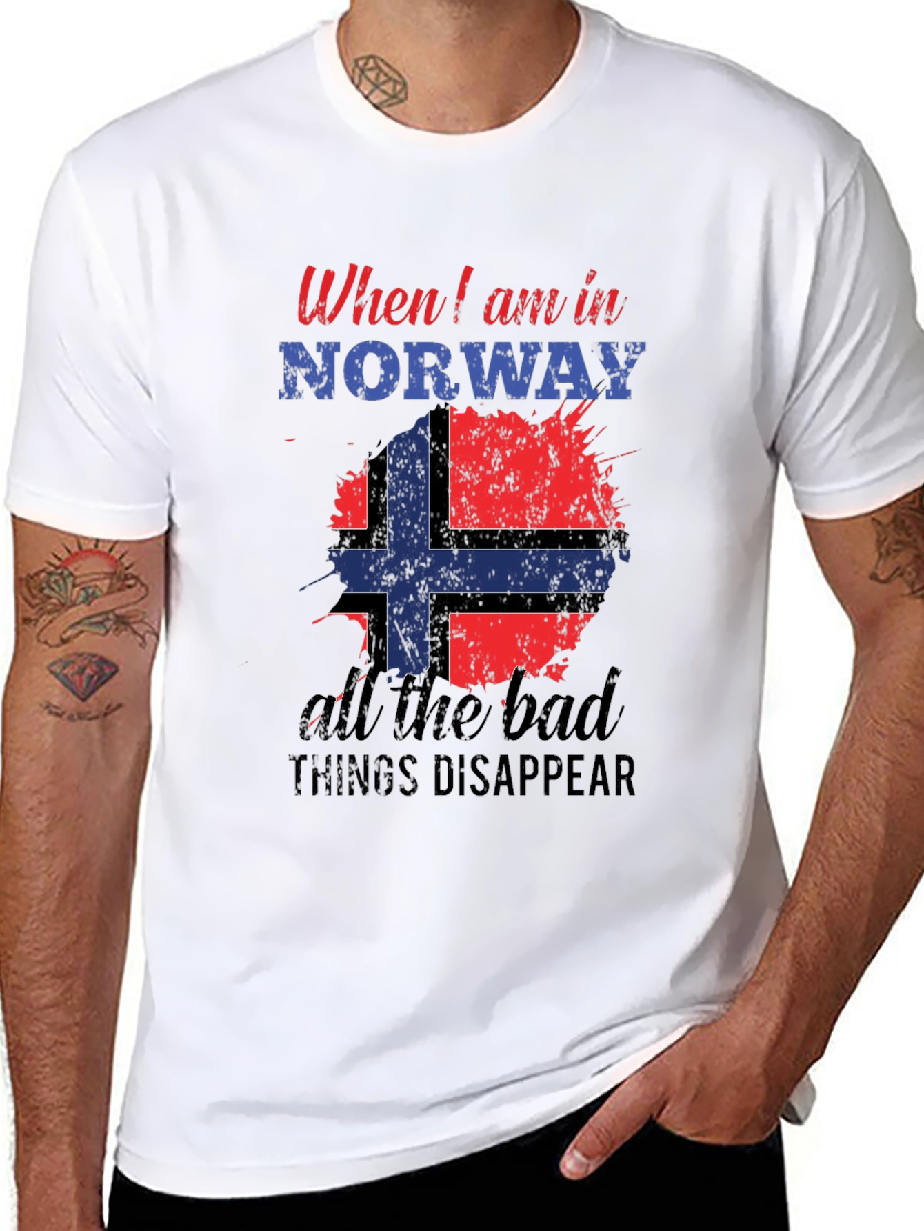 Norway T-Shirt: Bad Things Disappear