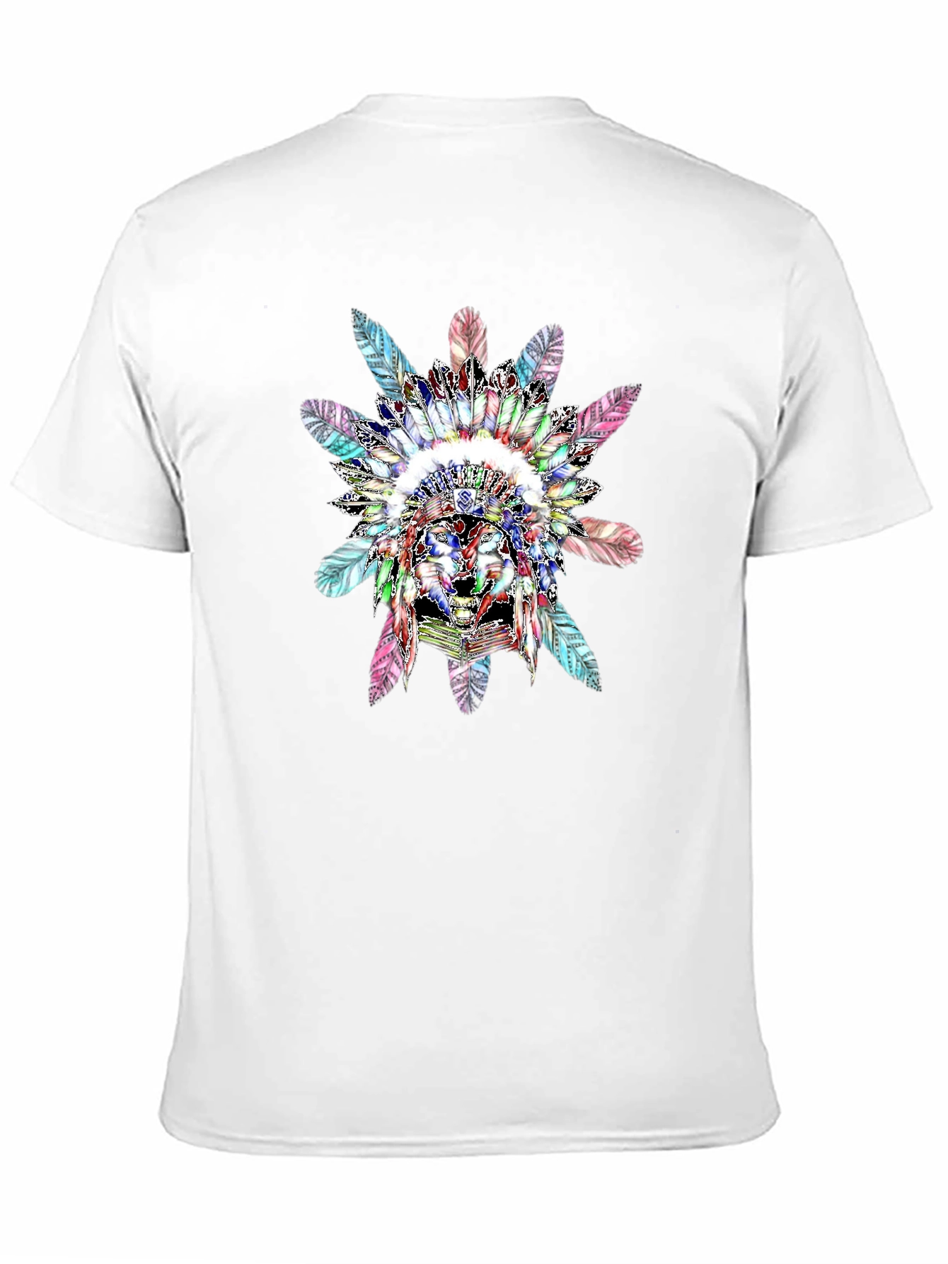 Native American Chief Headdress Graphic T-Shirt
