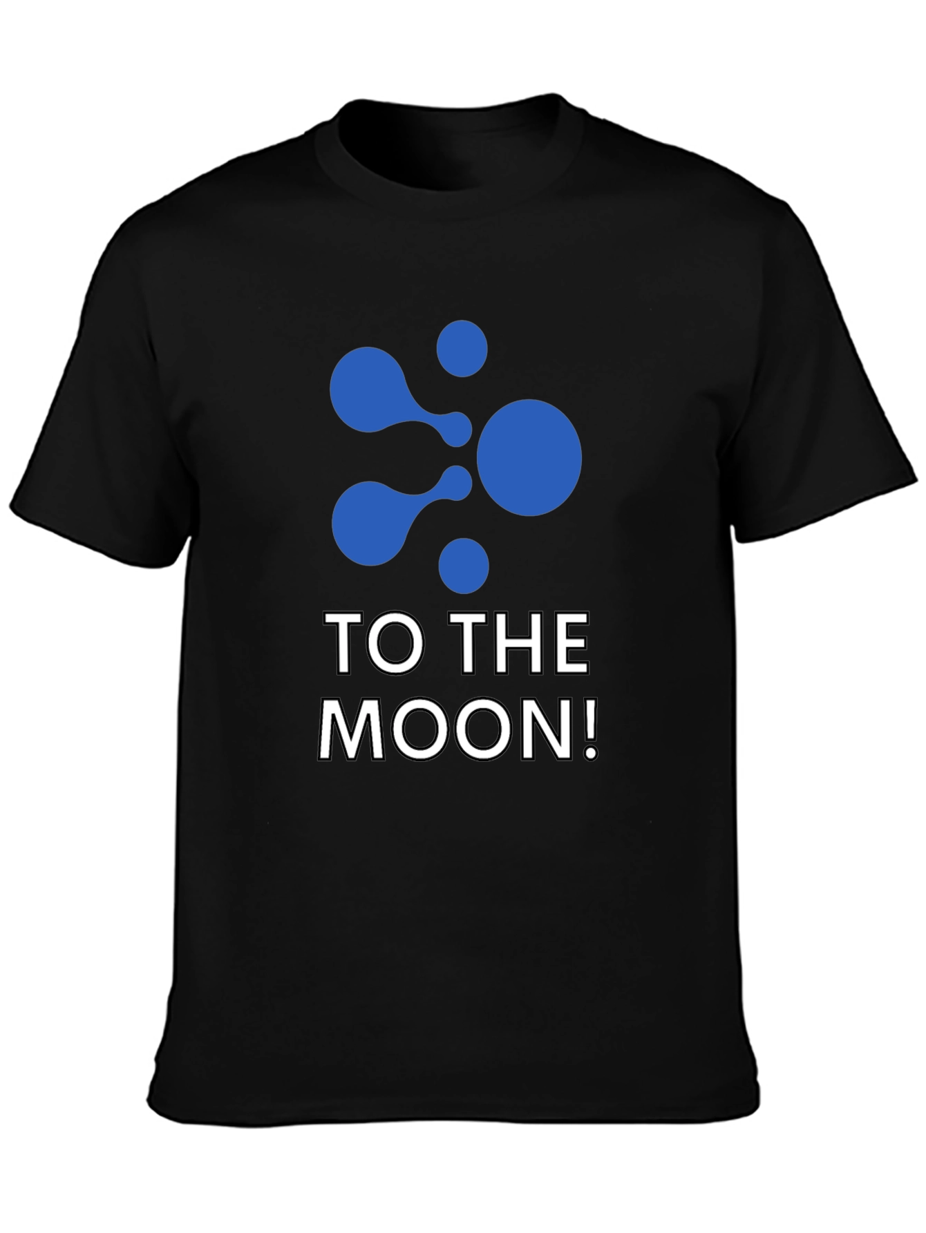 To The Moon Black T-Shirt