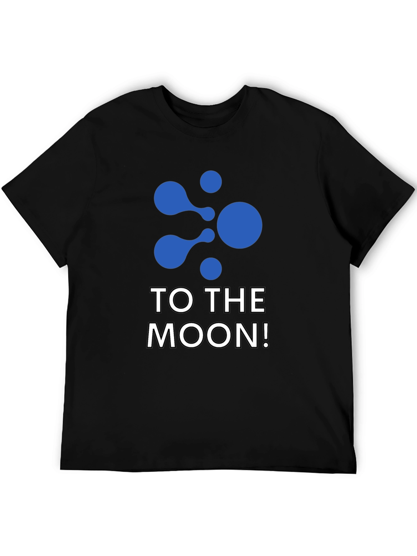 To The Moon Black T-Shirt