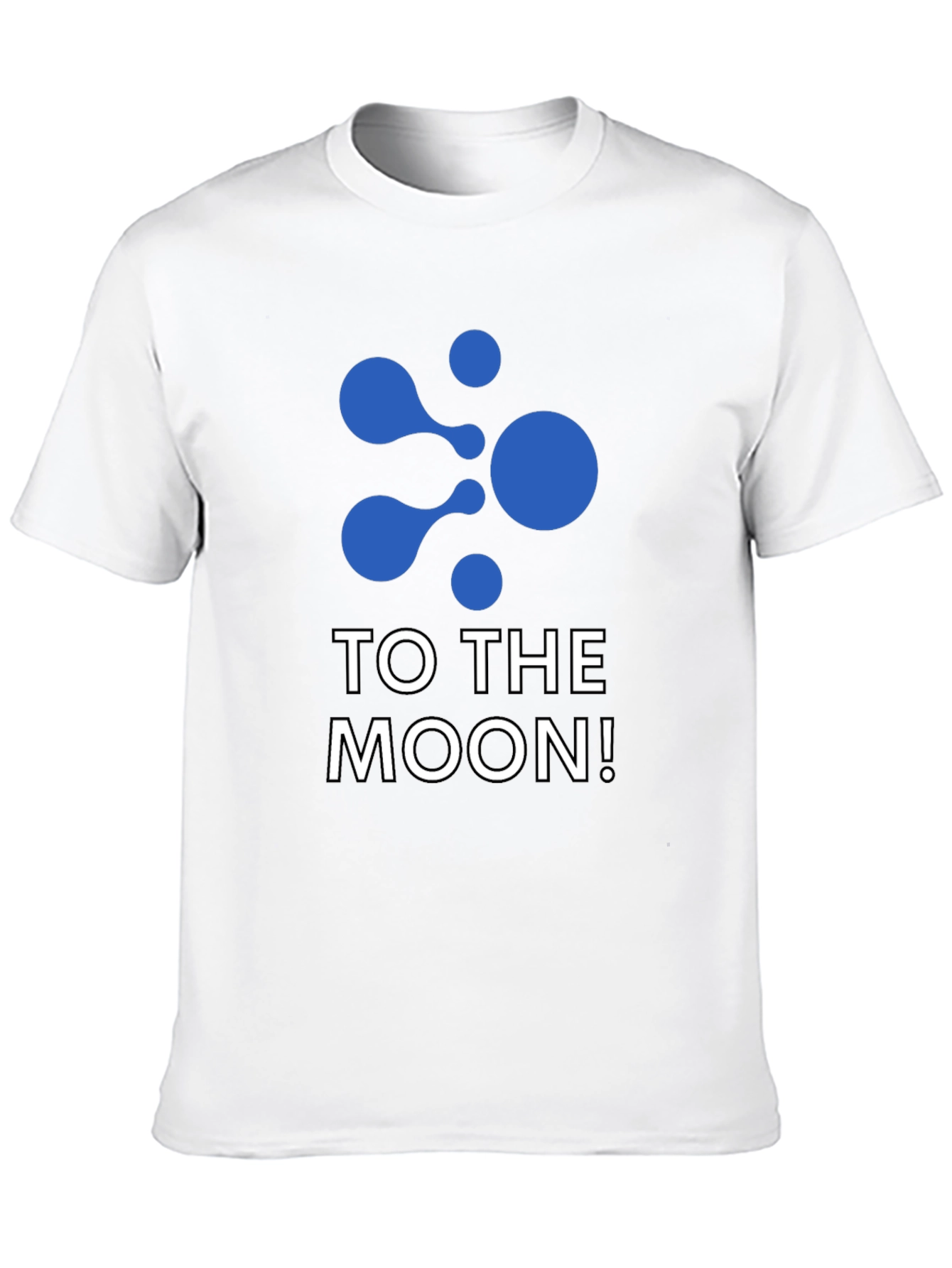 To The Moon Black T-Shirt
