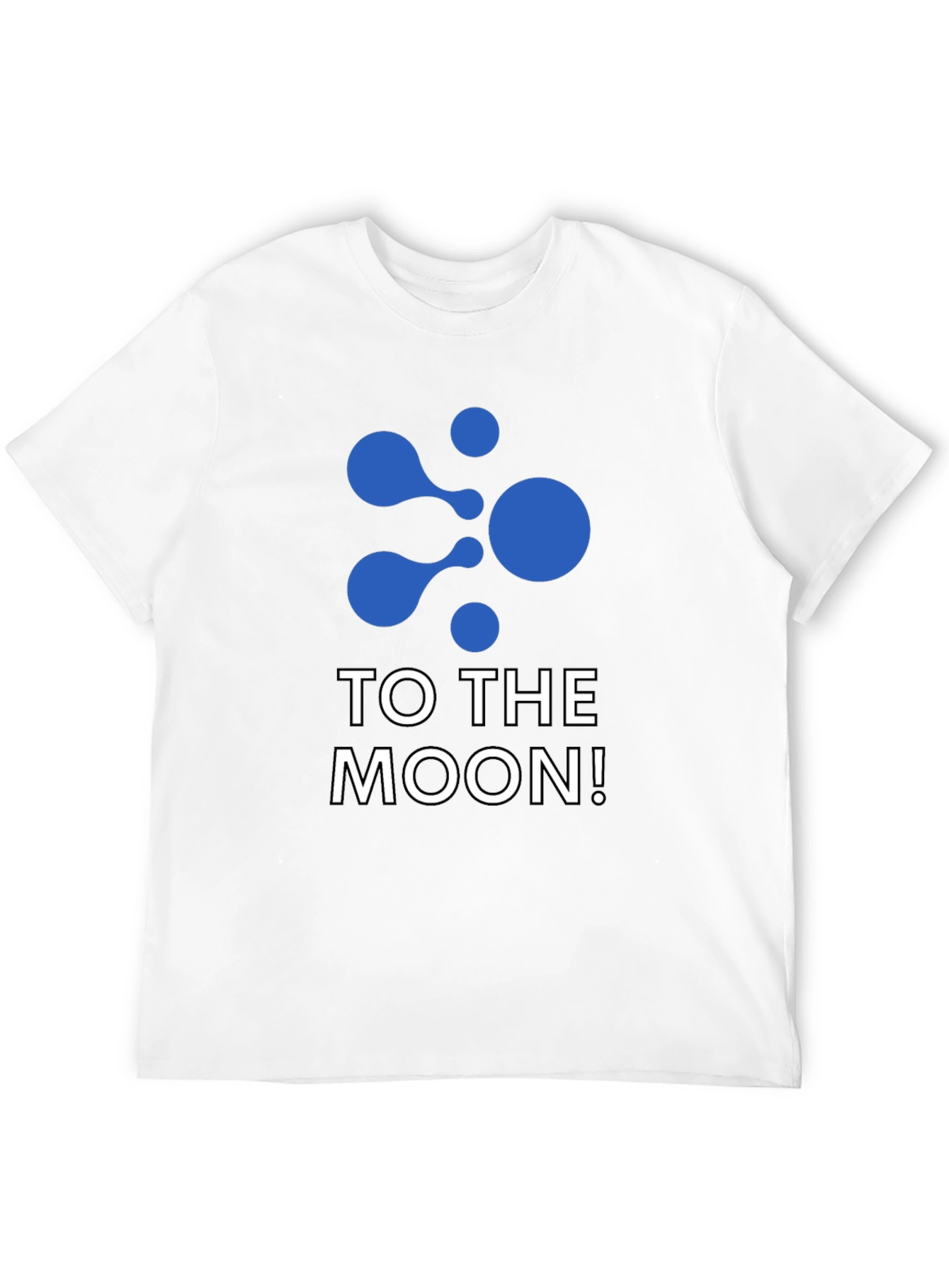 To The Moon Black T-Shirt