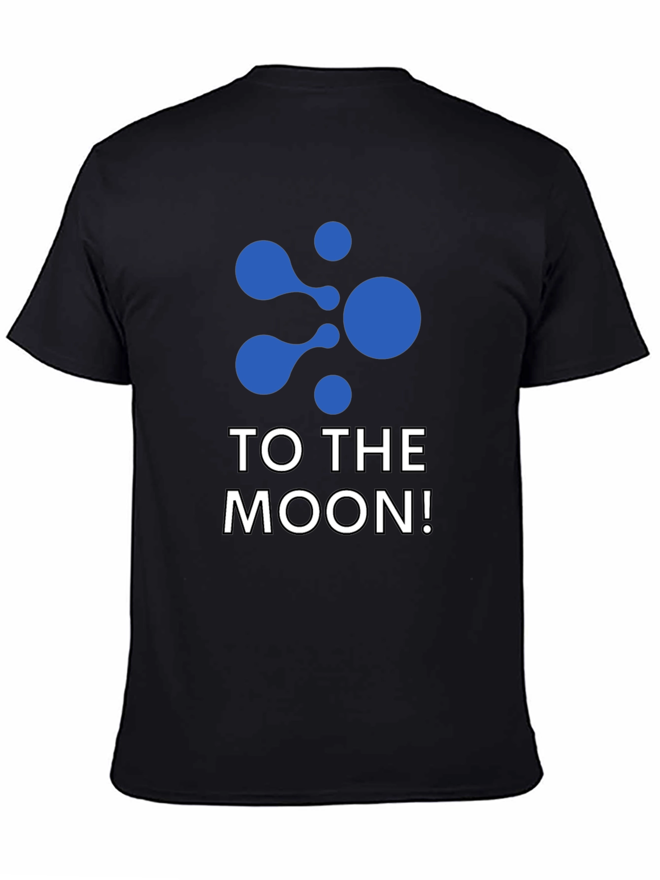 To The Moon Black T-Shirt