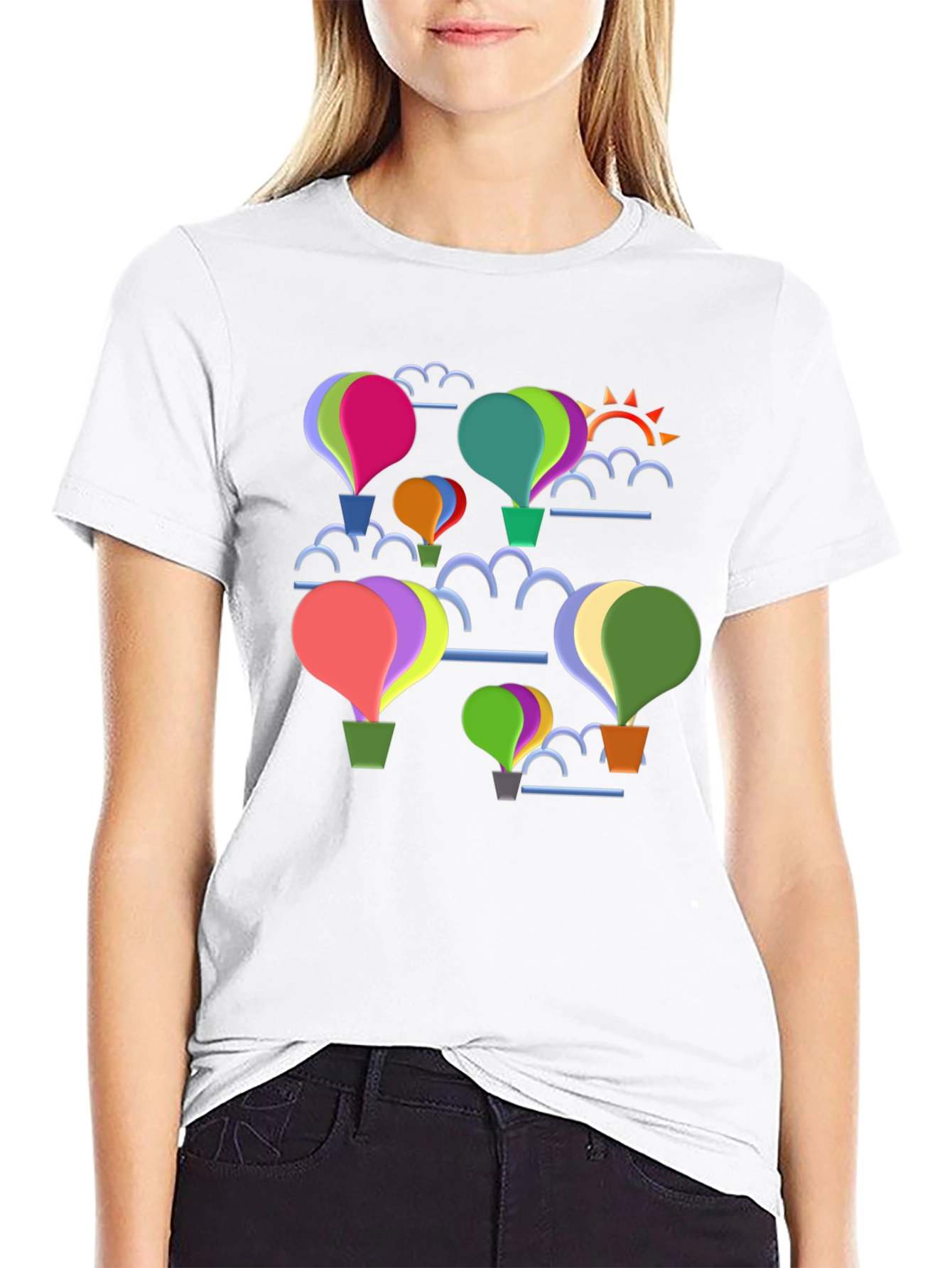 Balloon Graphic Tee - Whimsical Design