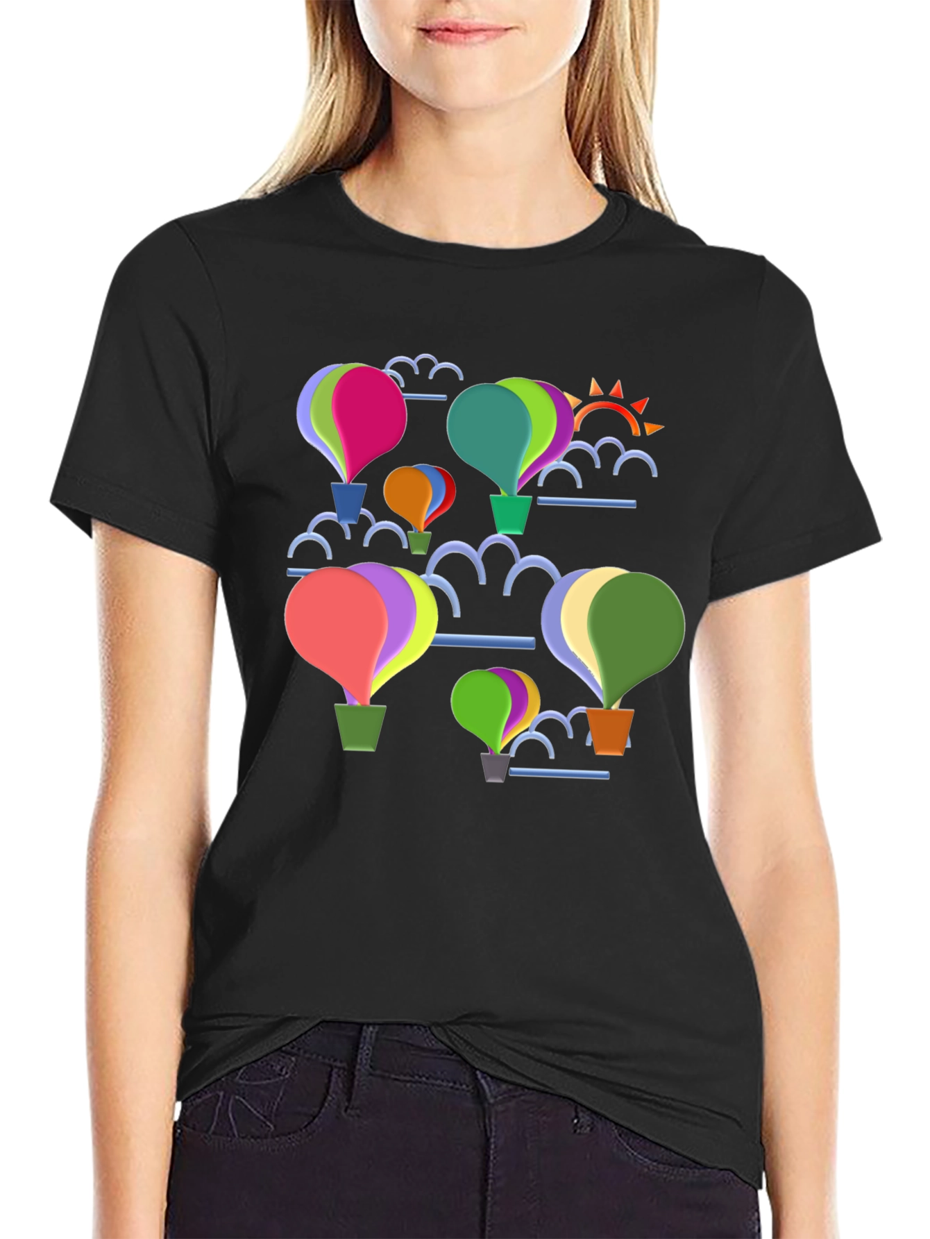 Balloon Graphic Tee - Whimsical Design