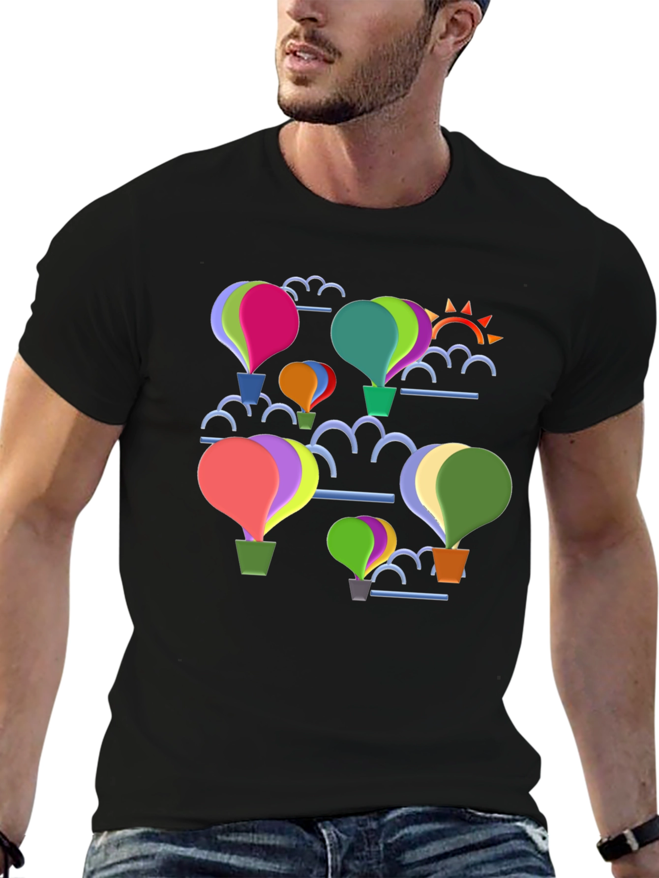 Balloon Graphic Tee - Whimsical Design