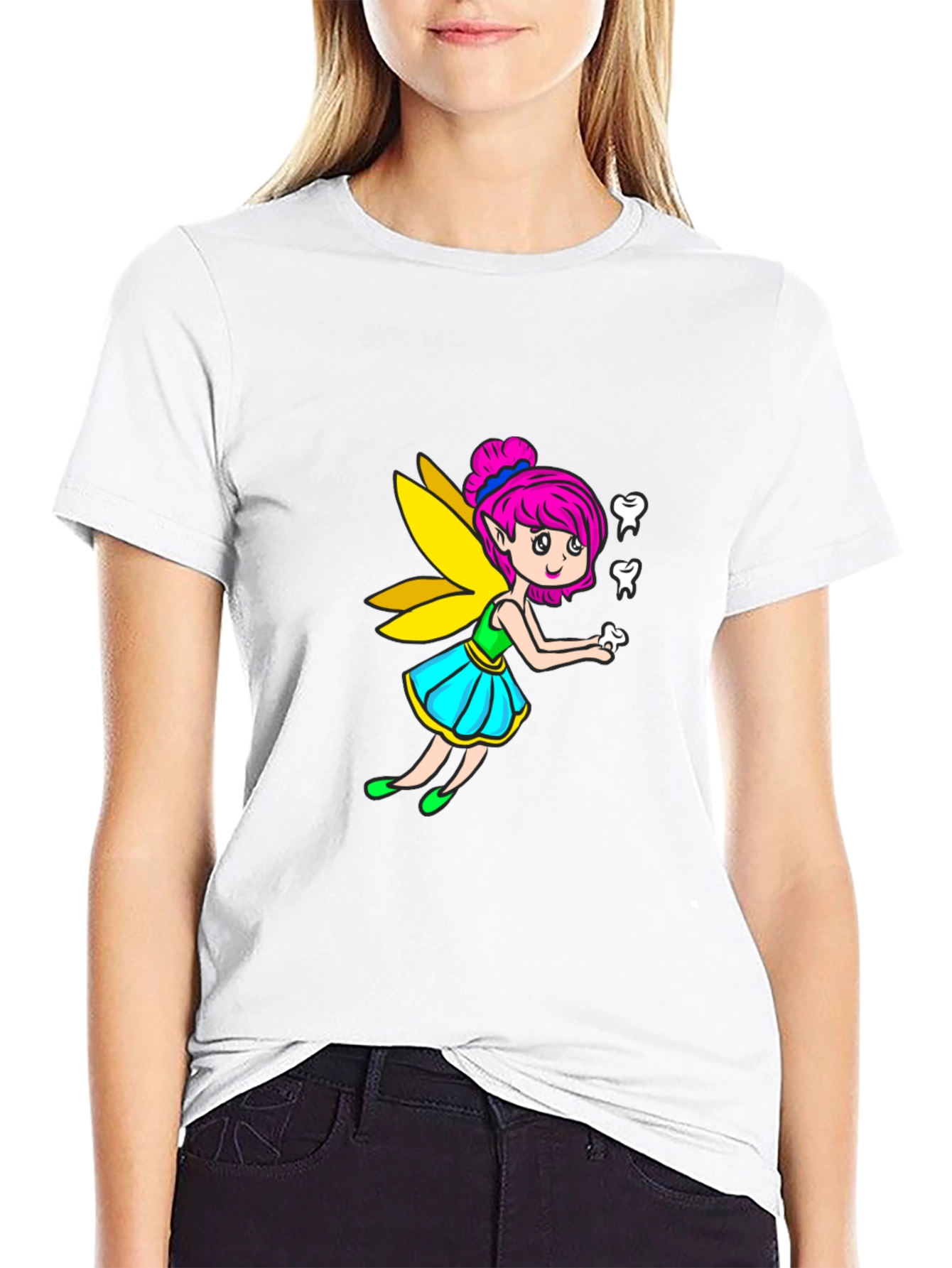 Tooth Fairy Graphic Tee - Fun Whimsical Design