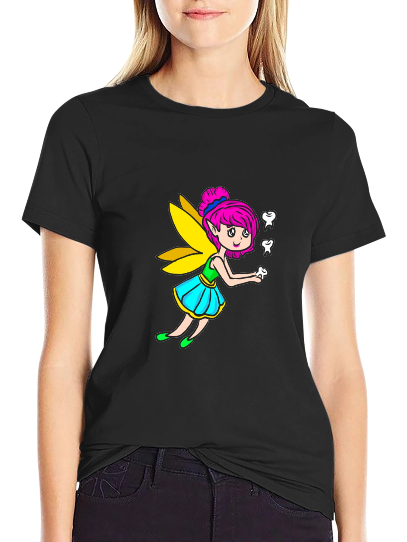 Tooth Fairy Graphic Tee - Fun Whimsical Design