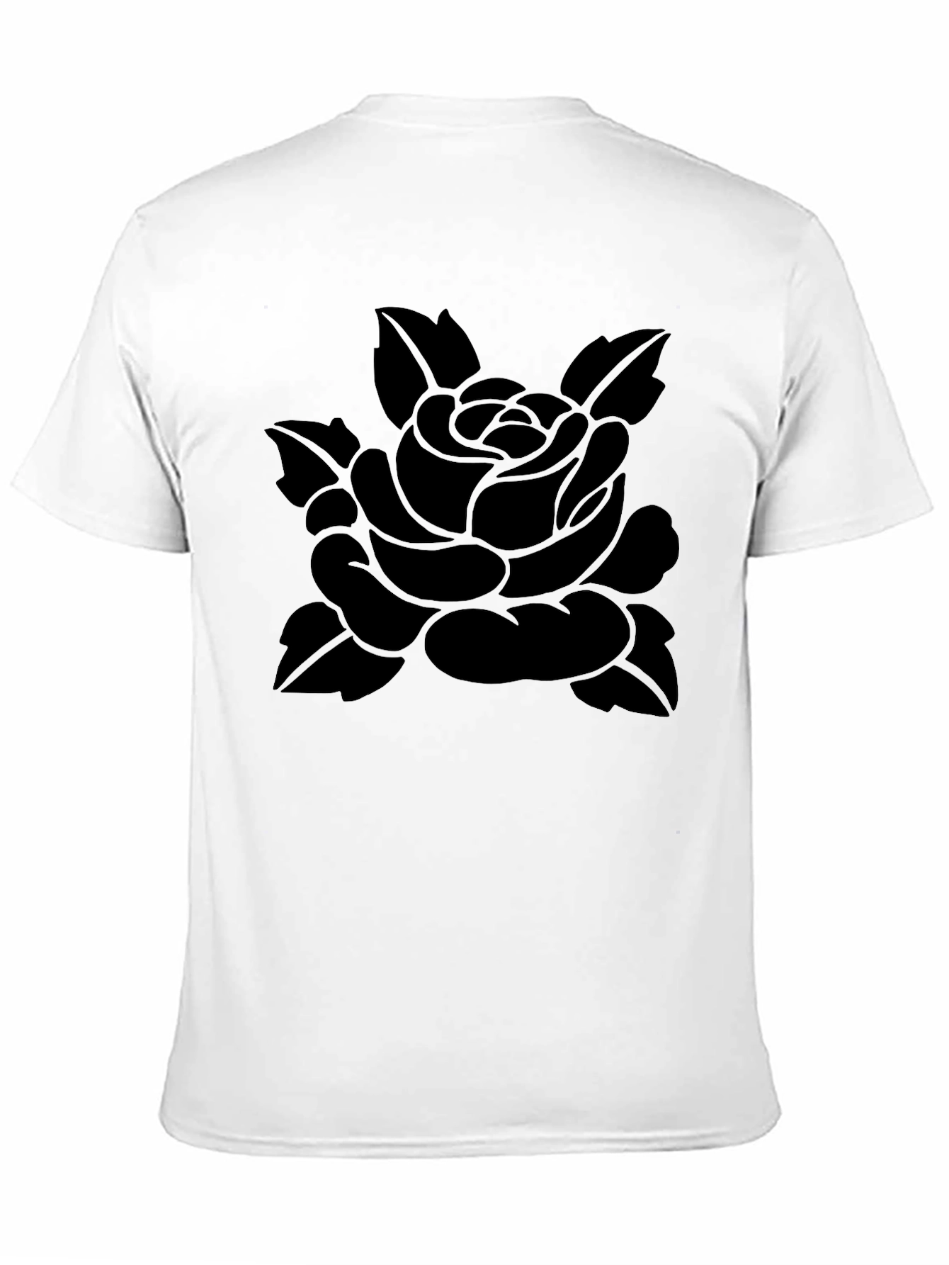 Black Rose Graphic Tee - Stylish Menswear