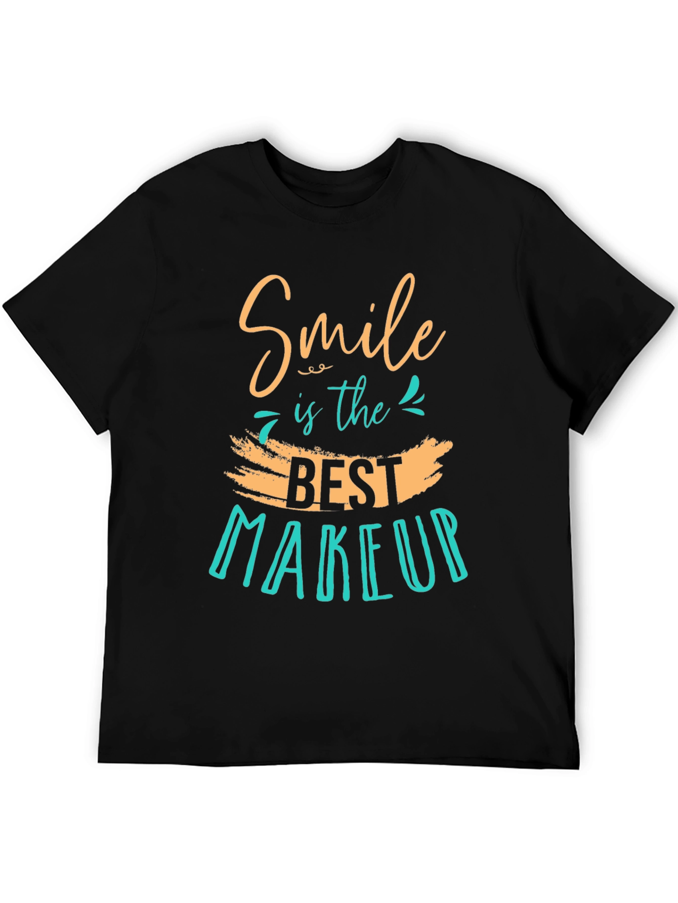 Smile is the Best Makeup Graphic T-Shirt