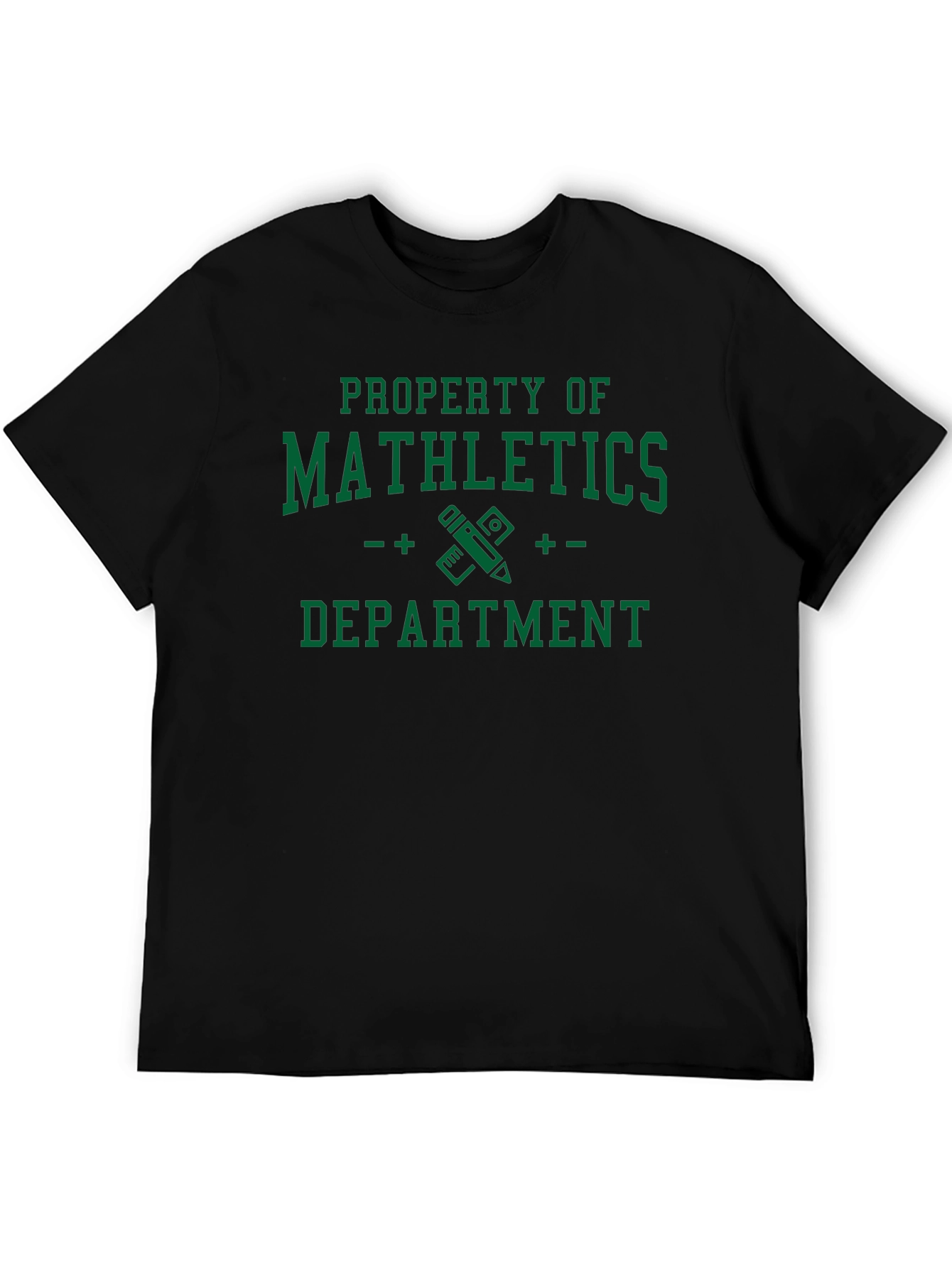 Mathletics Department T-Shirt - Property Of Design