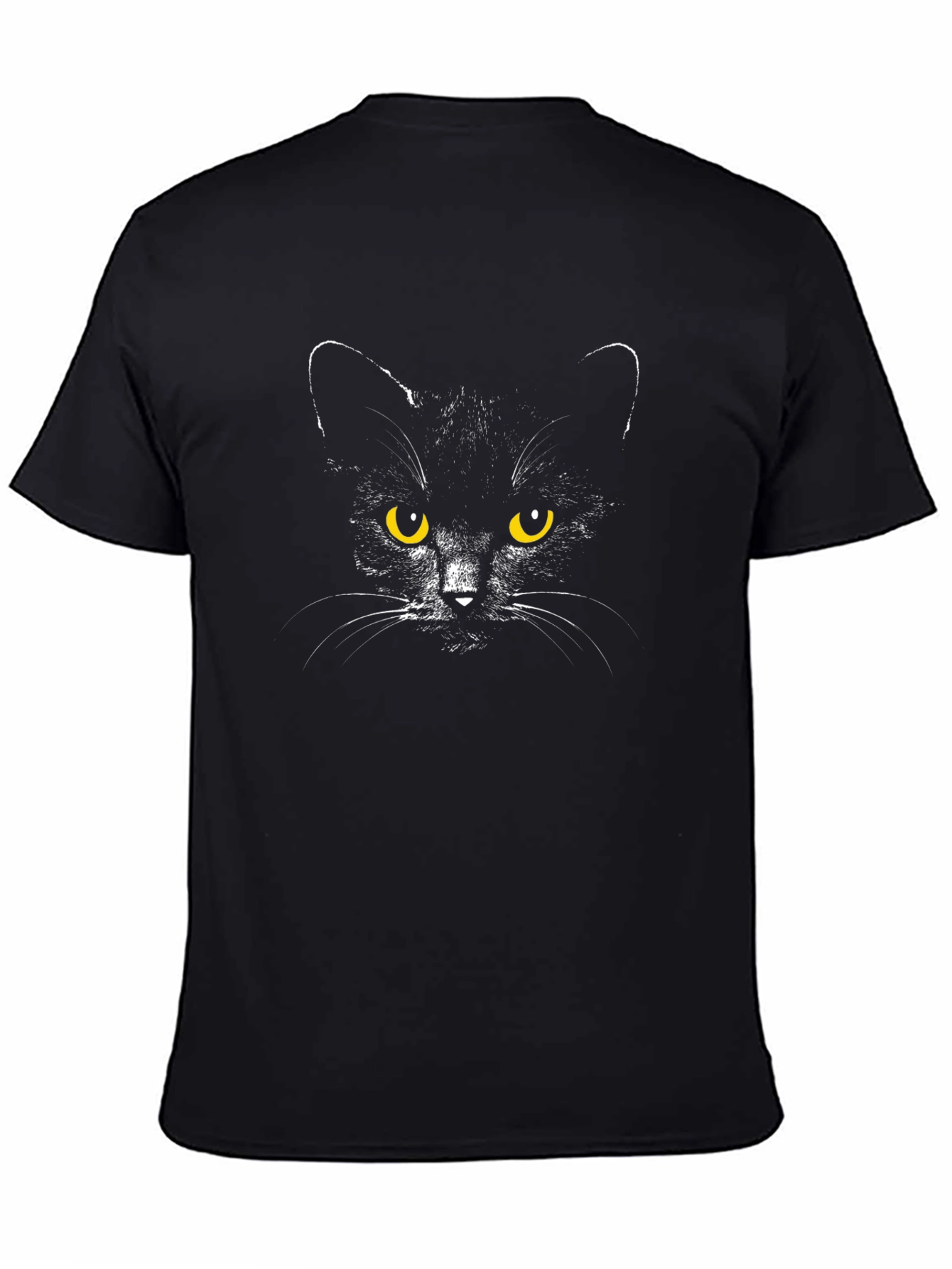 Black Cat Graphic Tee - Soft Cotton Comfort