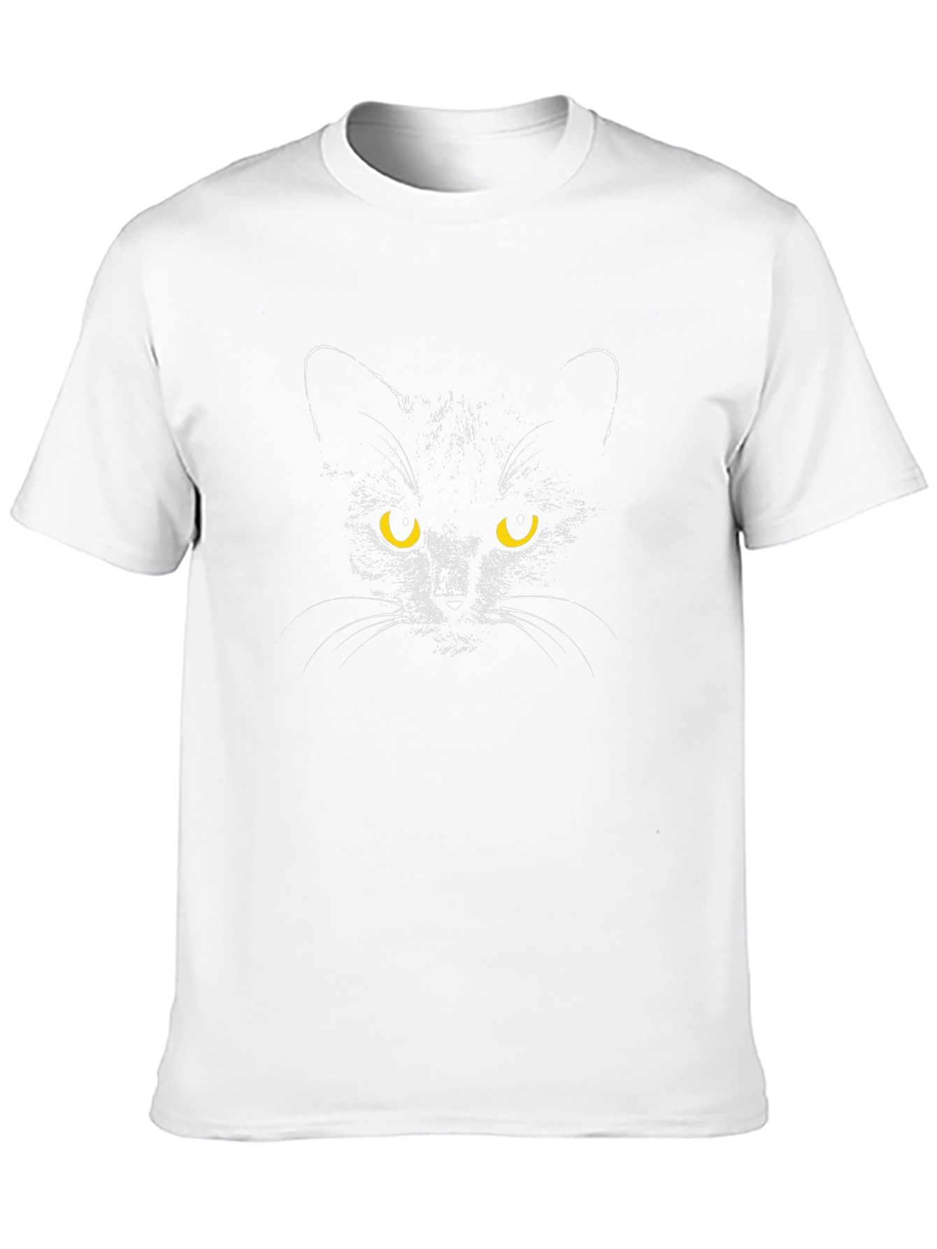 Black Cat Graphic Tee - Soft Cotton Comfort
