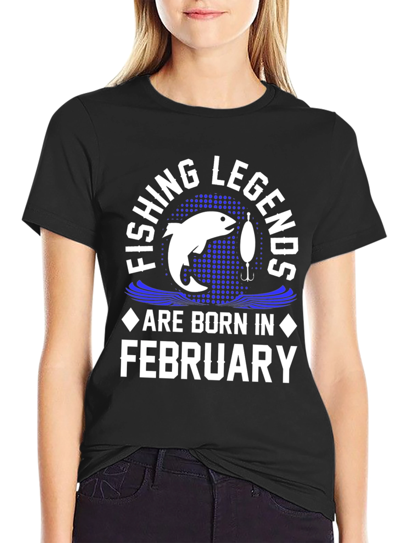 Fishing Legends Are Born In February T-Shirt