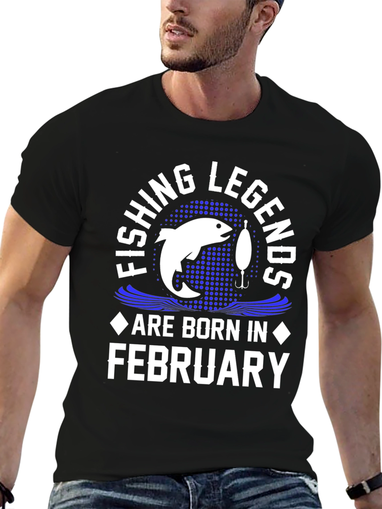 Fishing Legends Are Born In February T-Shirt
