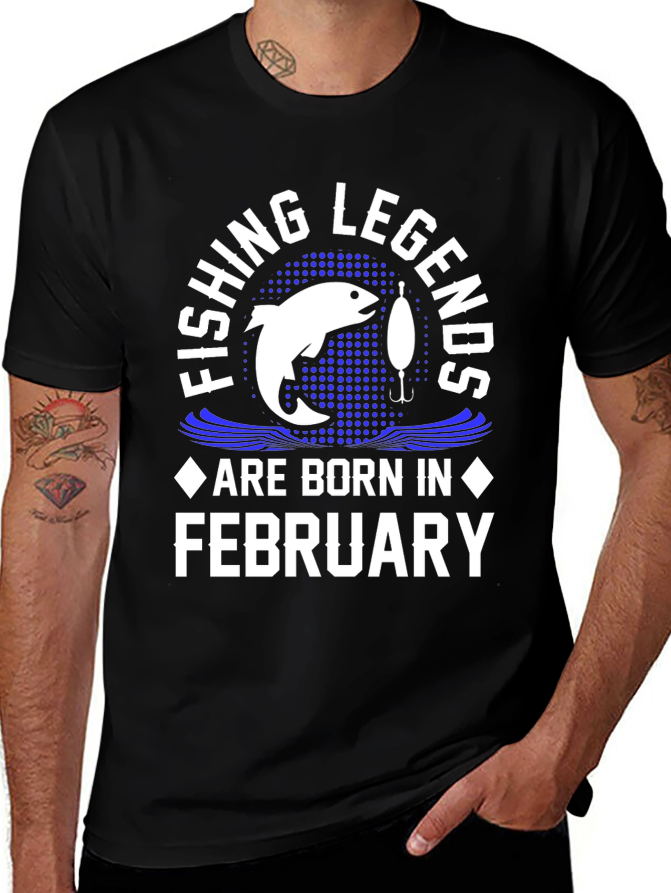 Fishing Legends Are Born In February T-Shirt