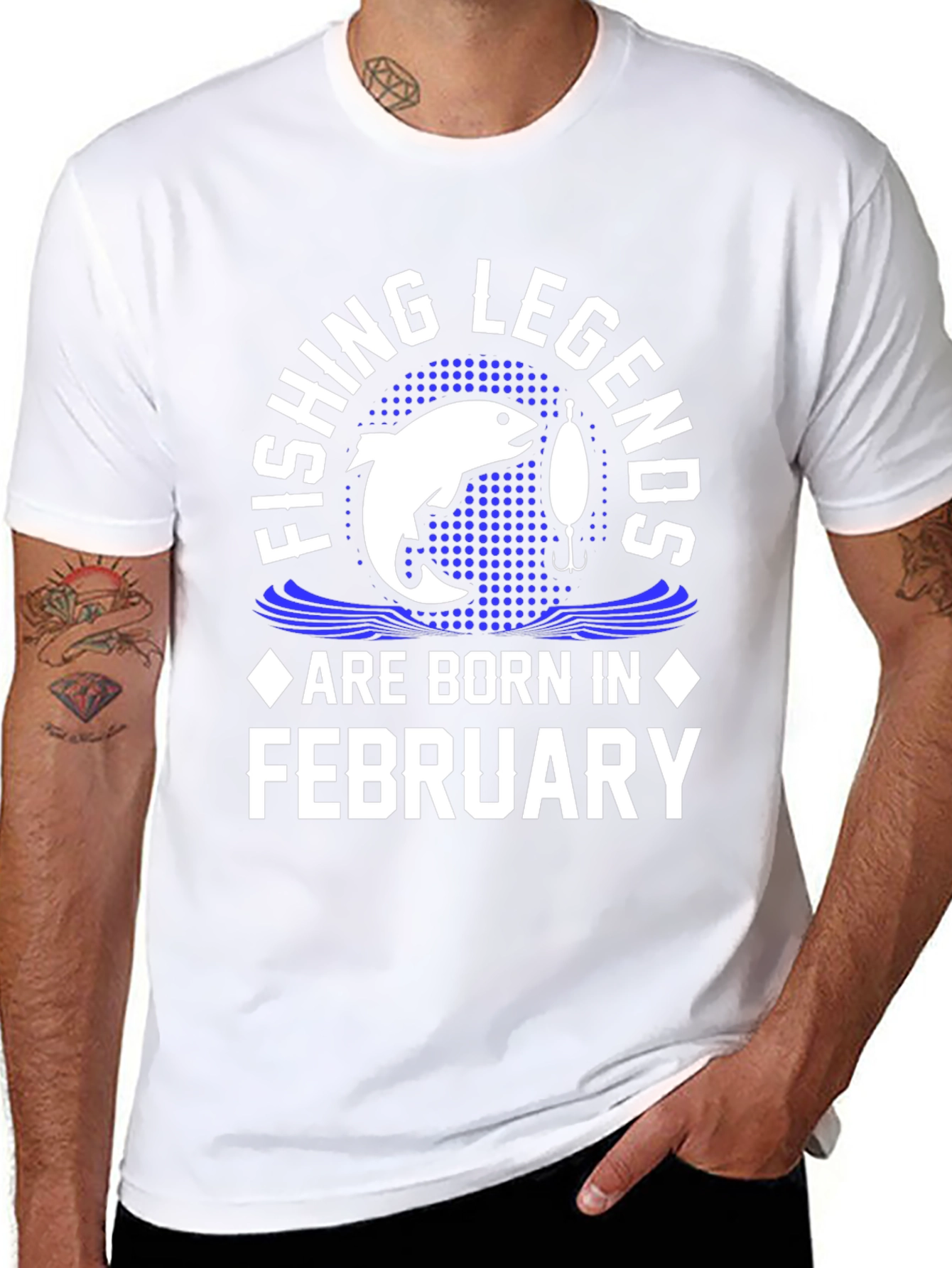 Fishing Legends Are Born In February T-Shirt
