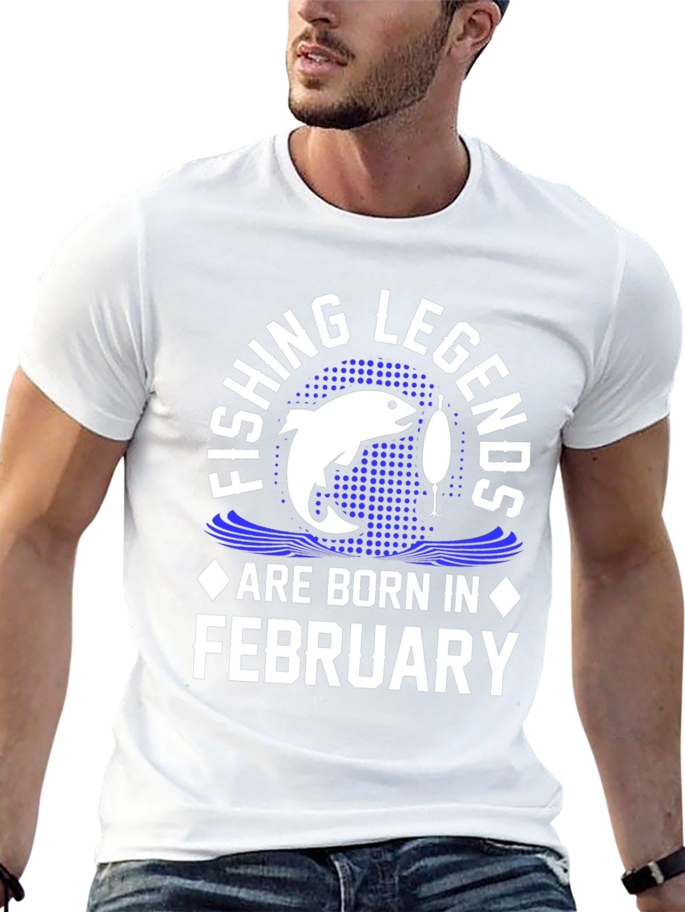 Fishing Legends Are Born In February T-Shirt