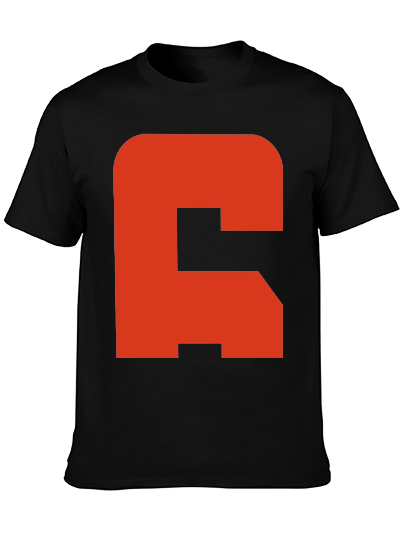 Bold Initial Tee - C Graphic Black T-Shirt
