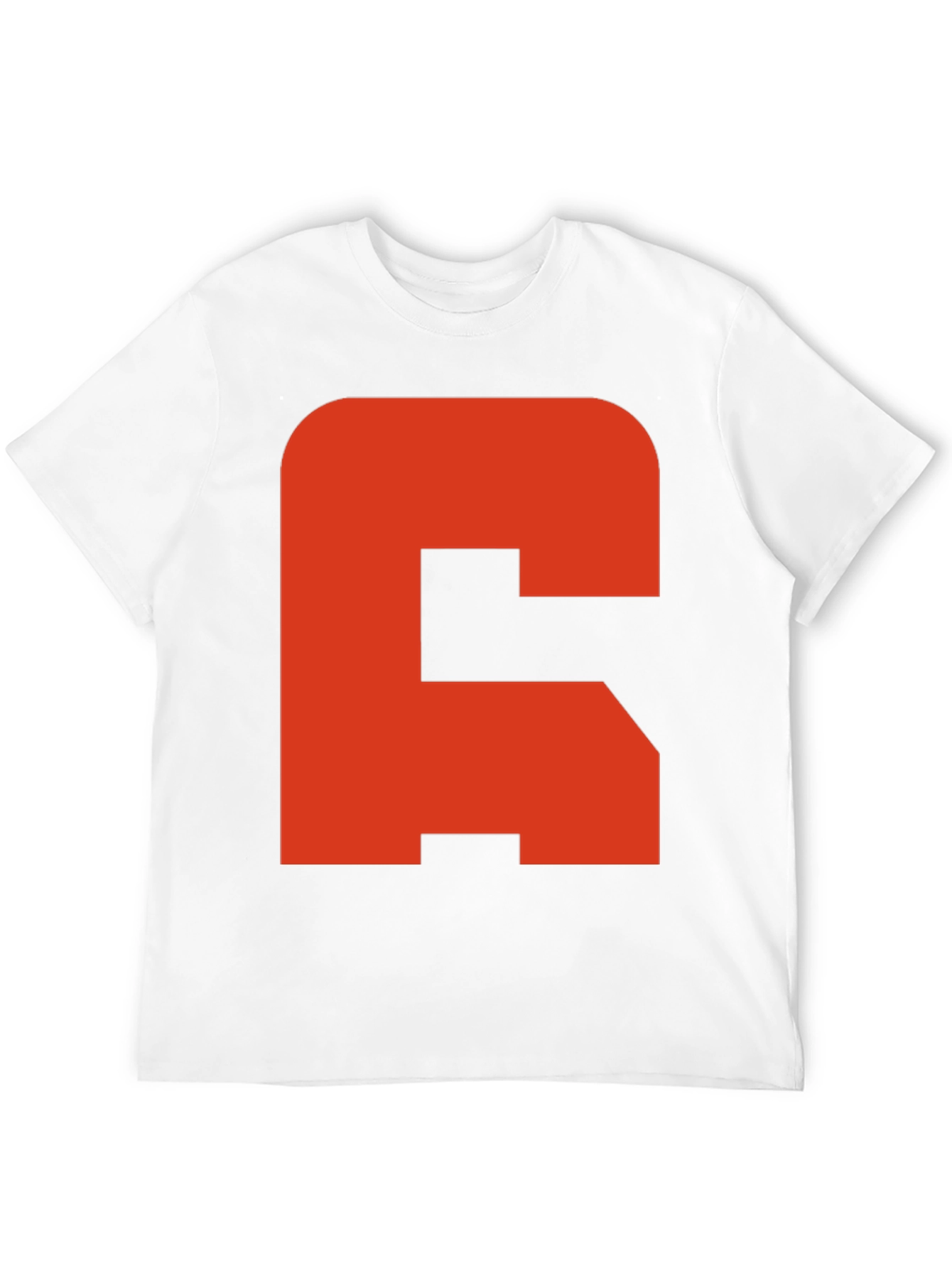 Bold Initial Tee - C Graphic Black T-Shirt