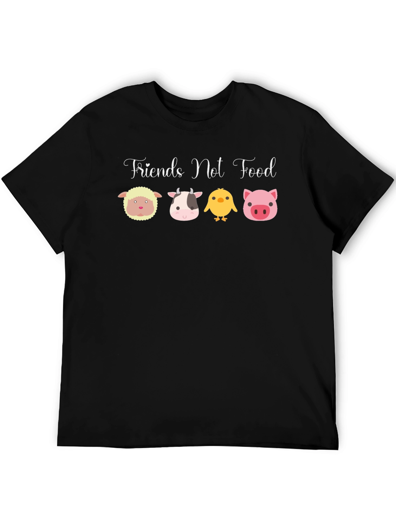 Friends Not Food Vegan Graphic Tee