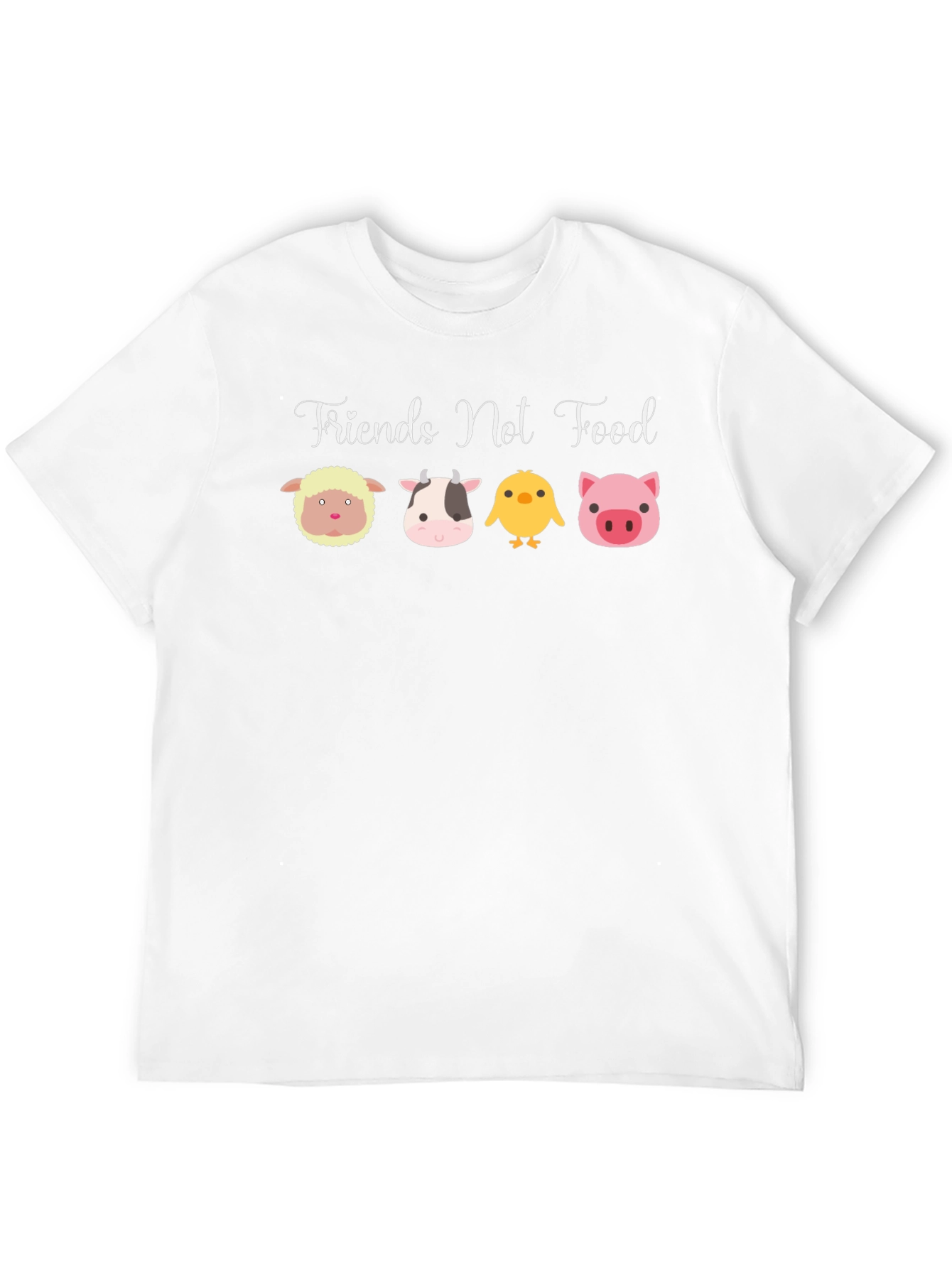Friends Not Food Vegan Graphic Tee