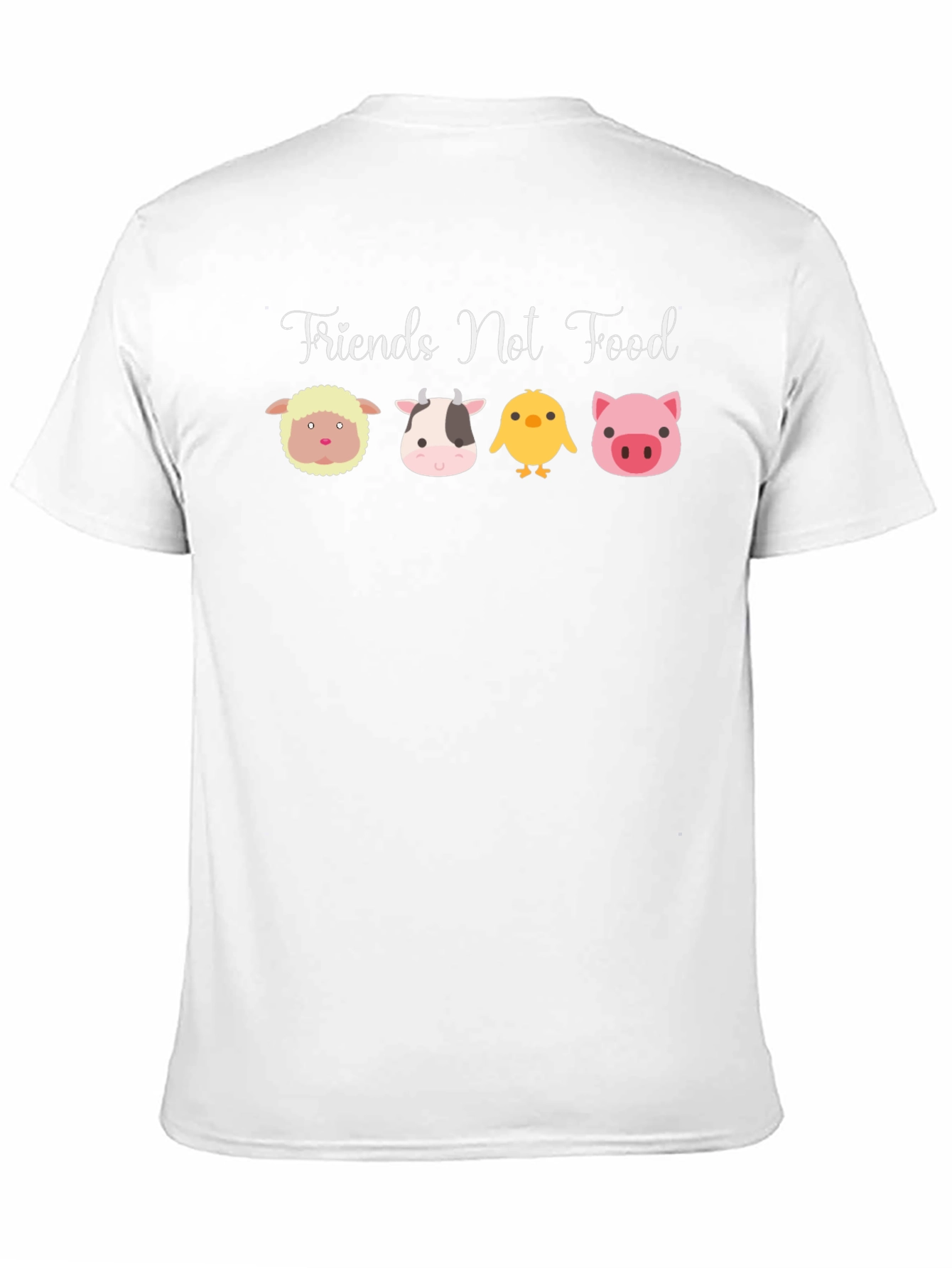 Friends Not Food Vegan Graphic Tee