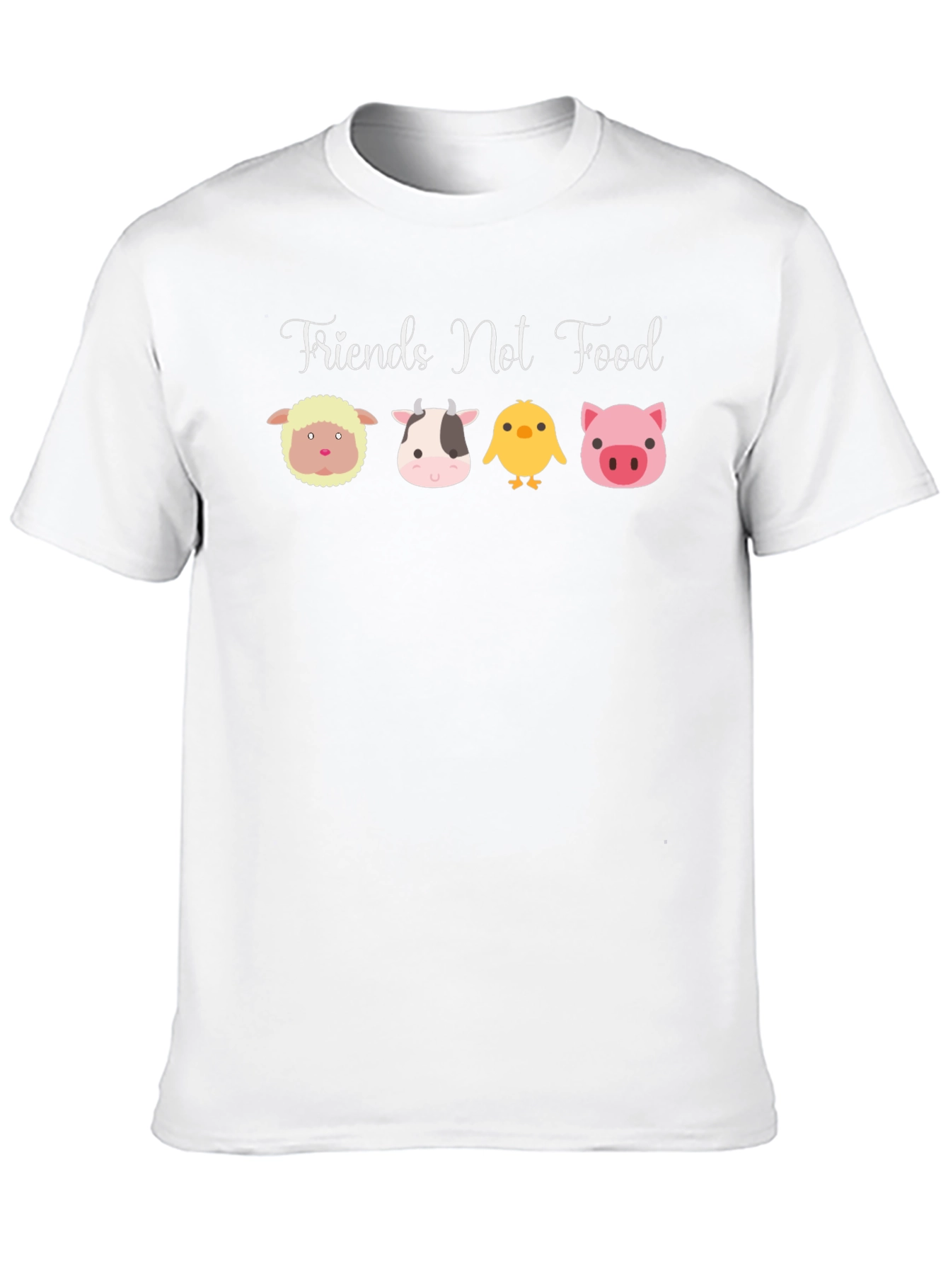 Friends Not Food Vegan Graphic Tee