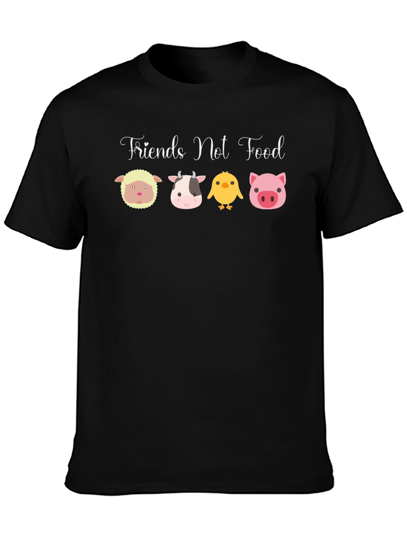 Friends Not Food Vegan Graphic Tee