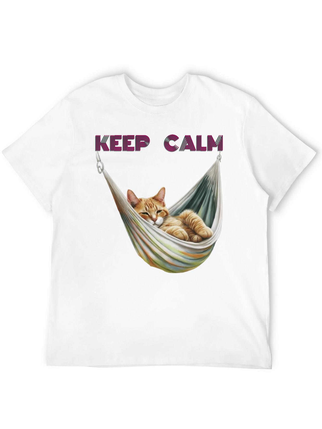 Keep Calm Cat Hammock T-Shirt