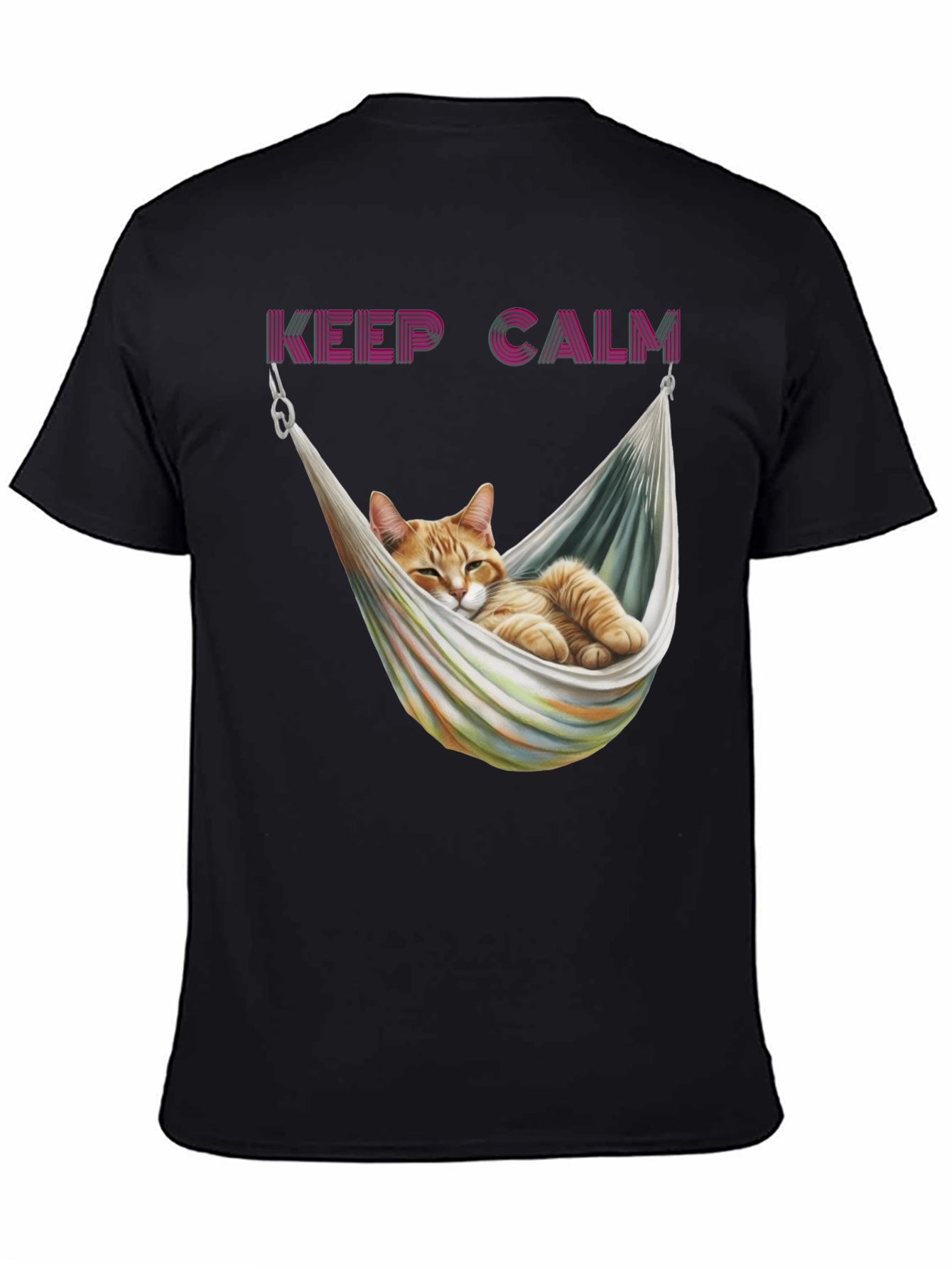 Keep Calm Cat Hammock T-Shirt