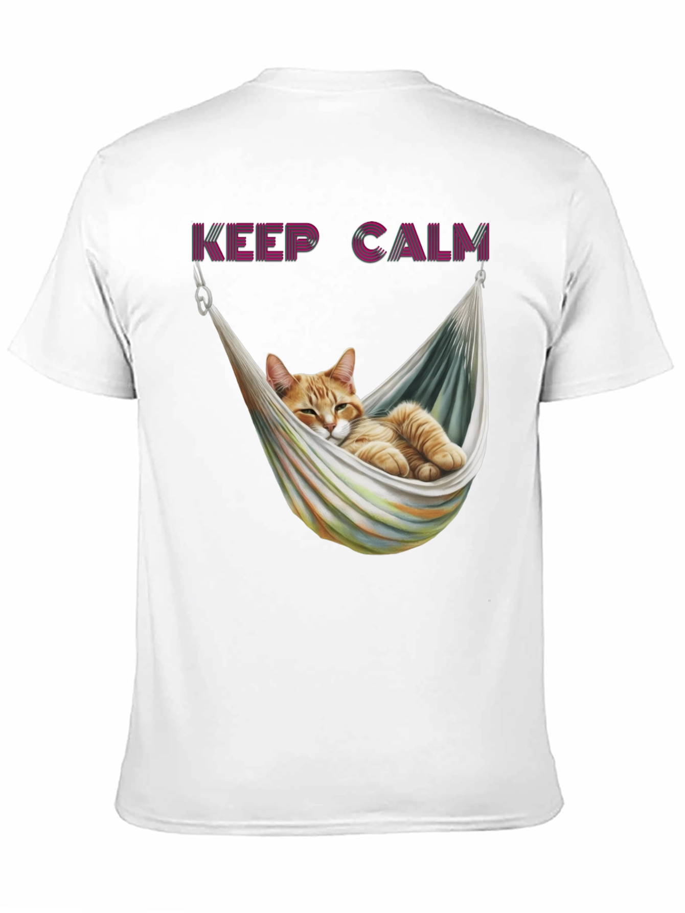Keep Calm Cat Hammock T-Shirt