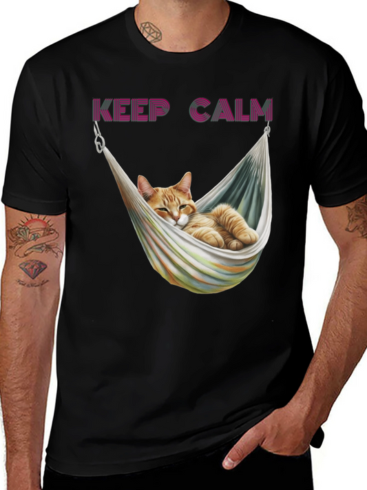 Keep Calm Cat Hammock T-Shirt
