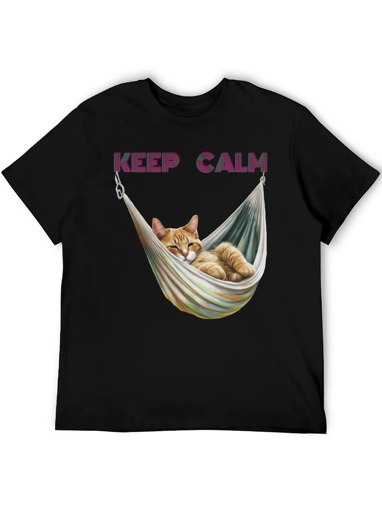 Keep Calm Cat Hammock T-Shirt