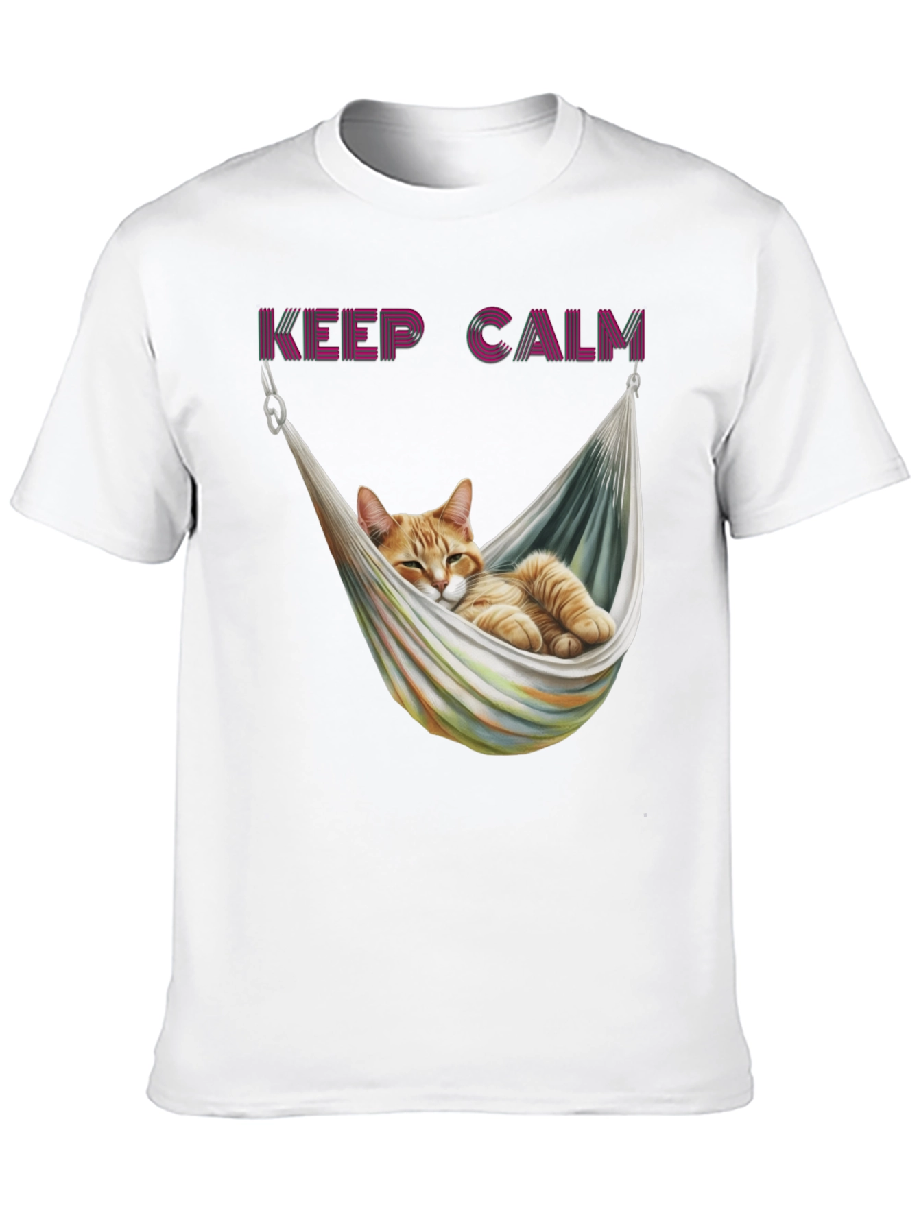 Keep Calm Cat Hammock T-Shirt