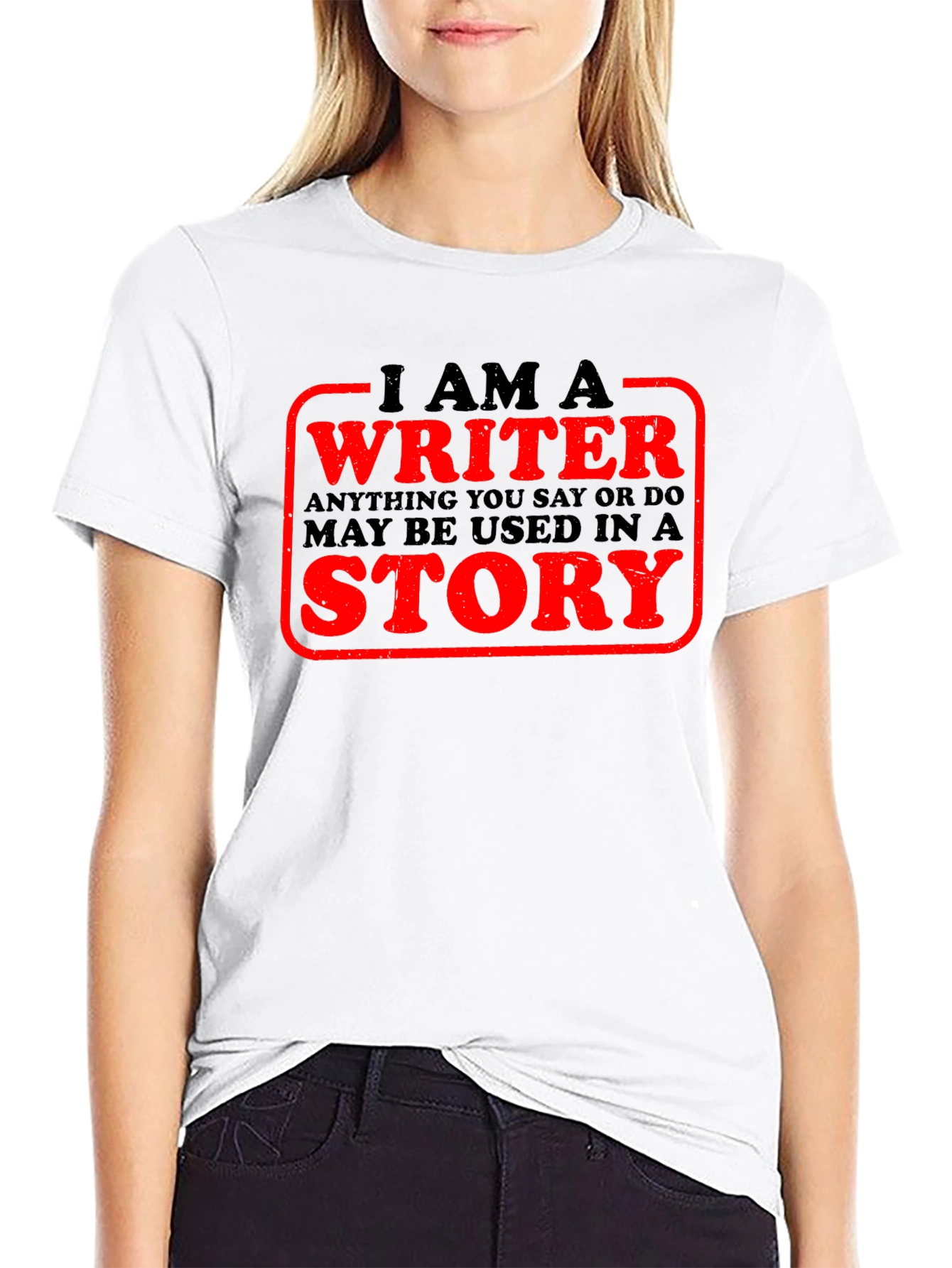 I Am A Writer T-Shirt Novelty Tee