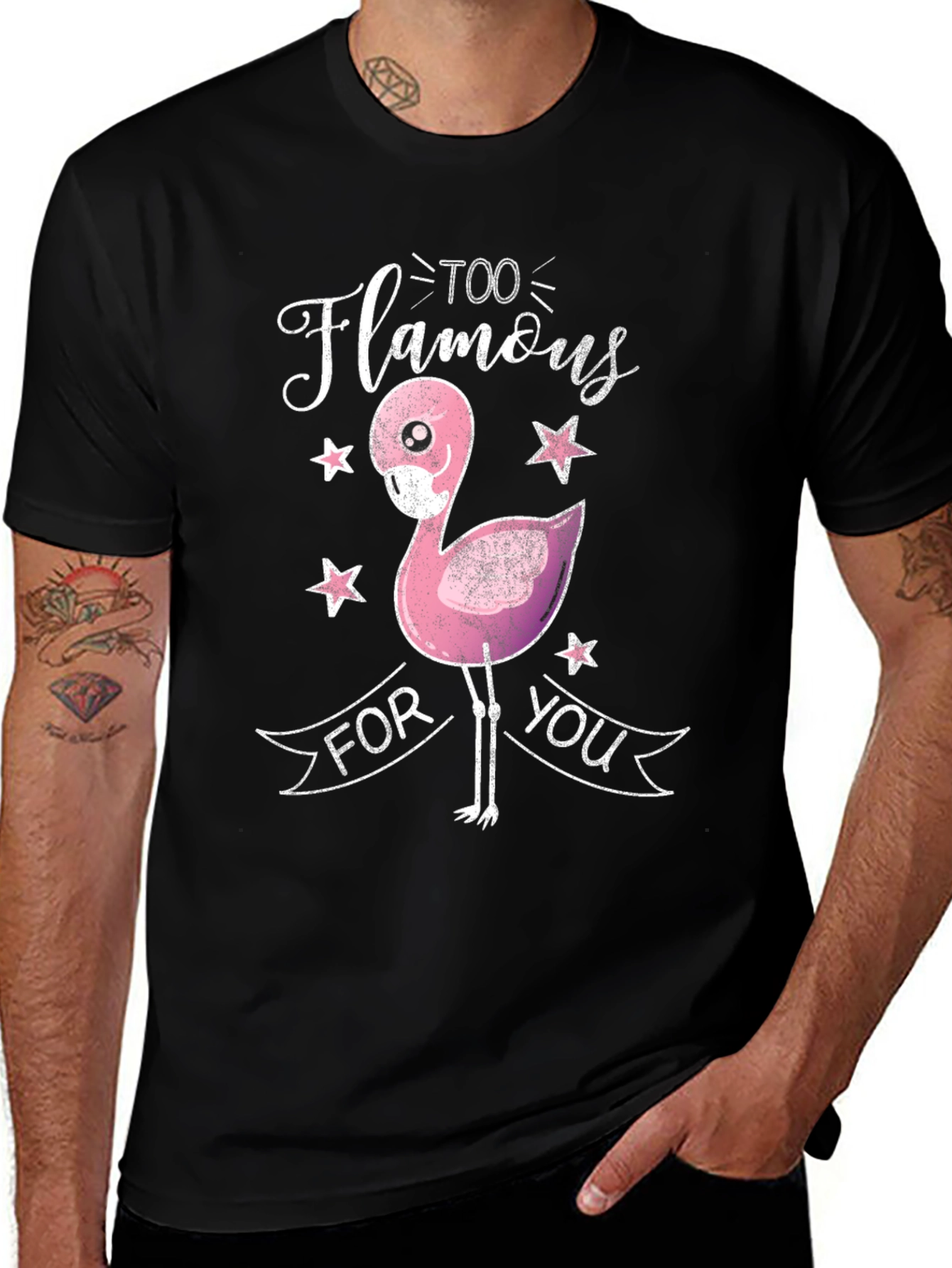 Too Flamous Flamingo Graphic T-Shirt